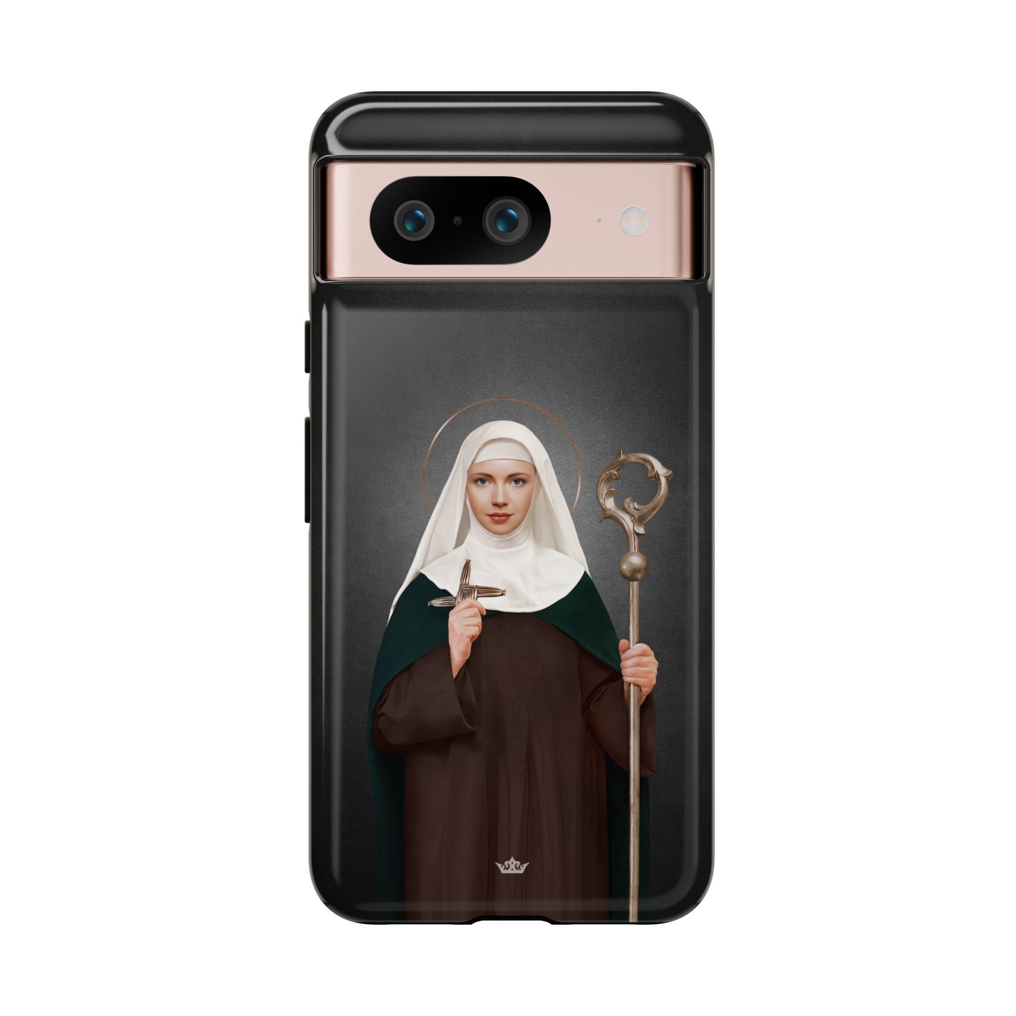 St. Brigid of Ireland Hard Phone Case (Dark)