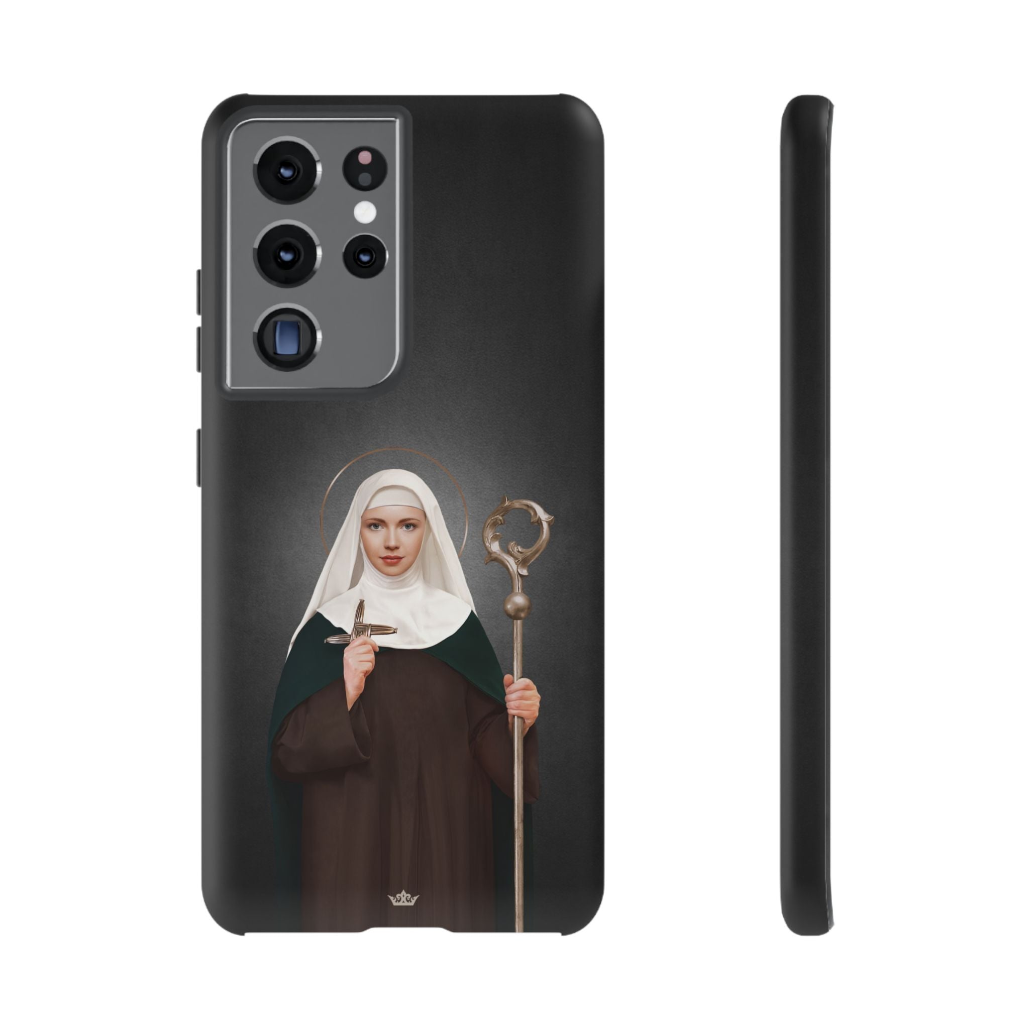 St. Brigid of Ireland Hard Phone Case (Dark)