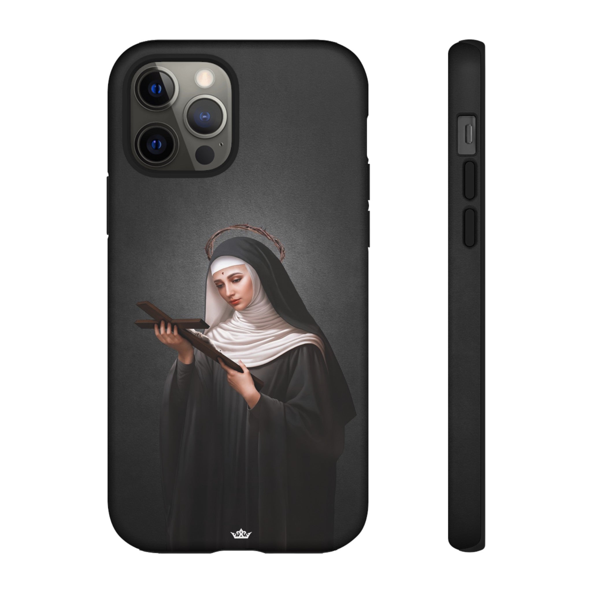 St. Rita of Cascia Hard Phone Case (Dark)