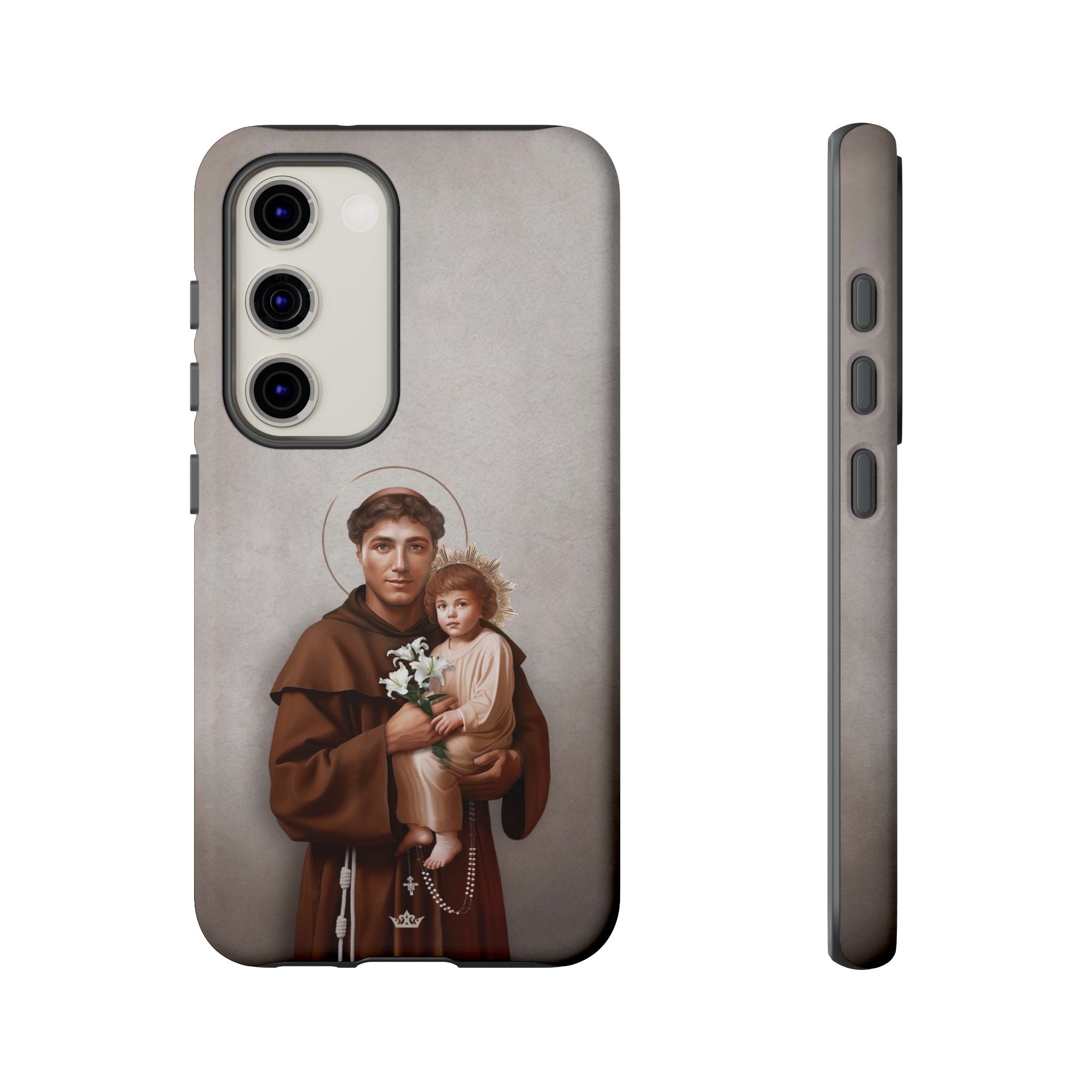 St. Anthony of Padua Hard Phone Case (Light)