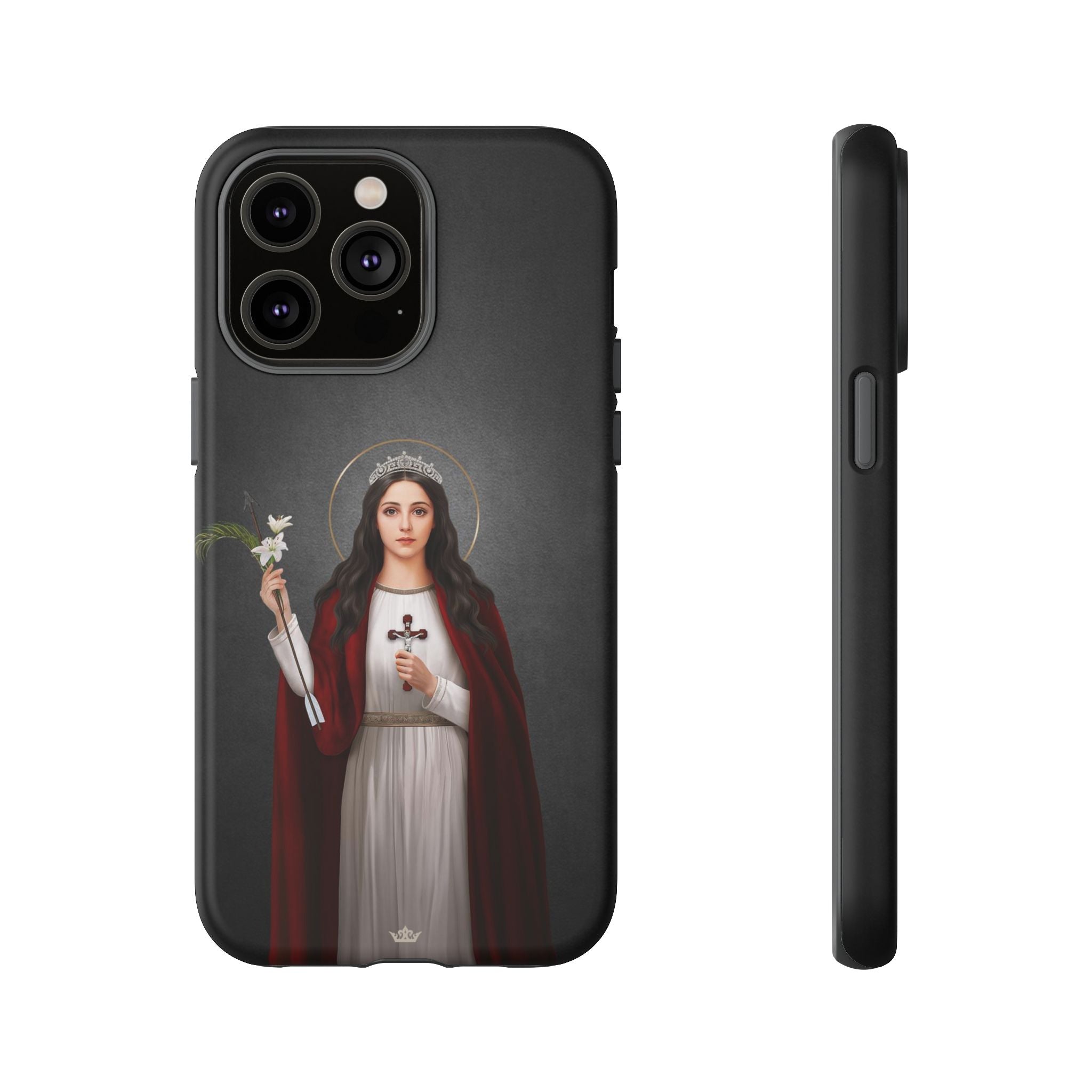 St. Philomena Hard Phone Case (Dark)