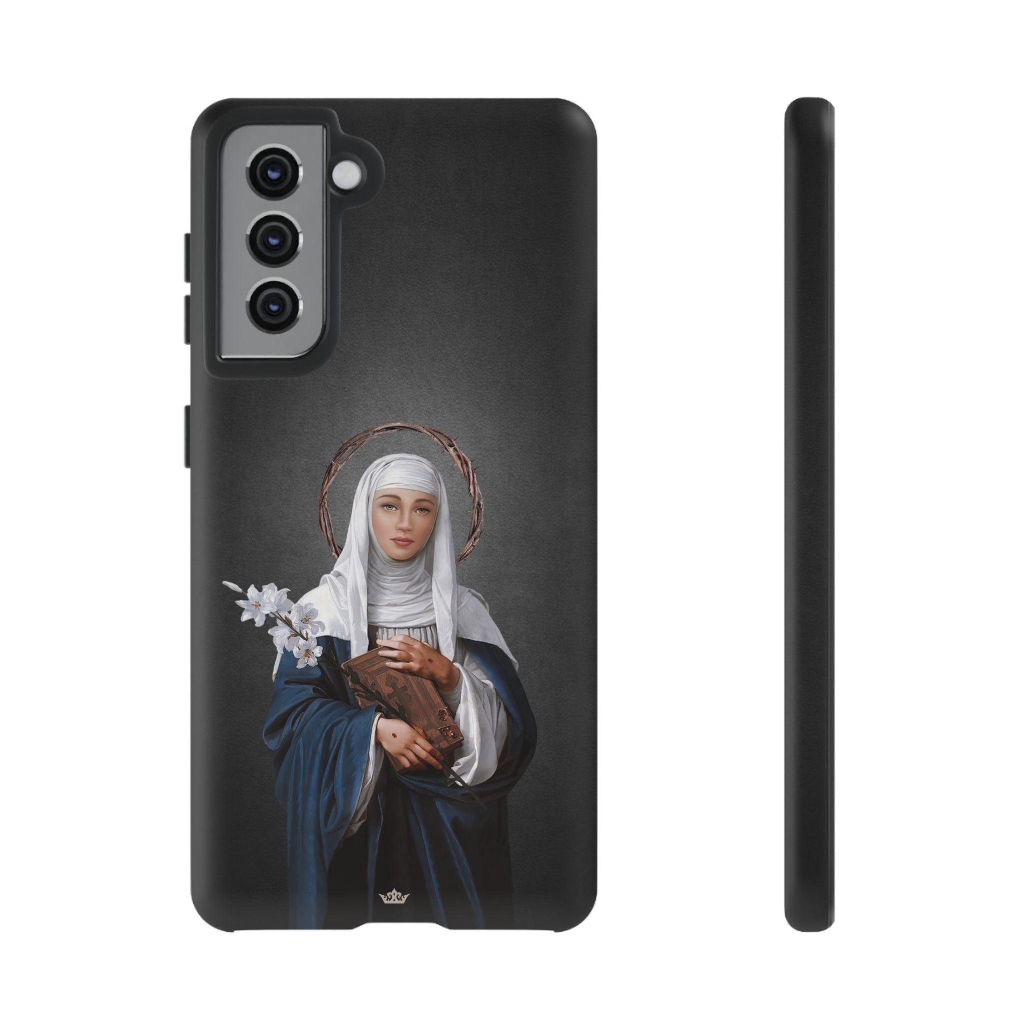 St. Catherine of Siena Hard Phone Case (Dark)