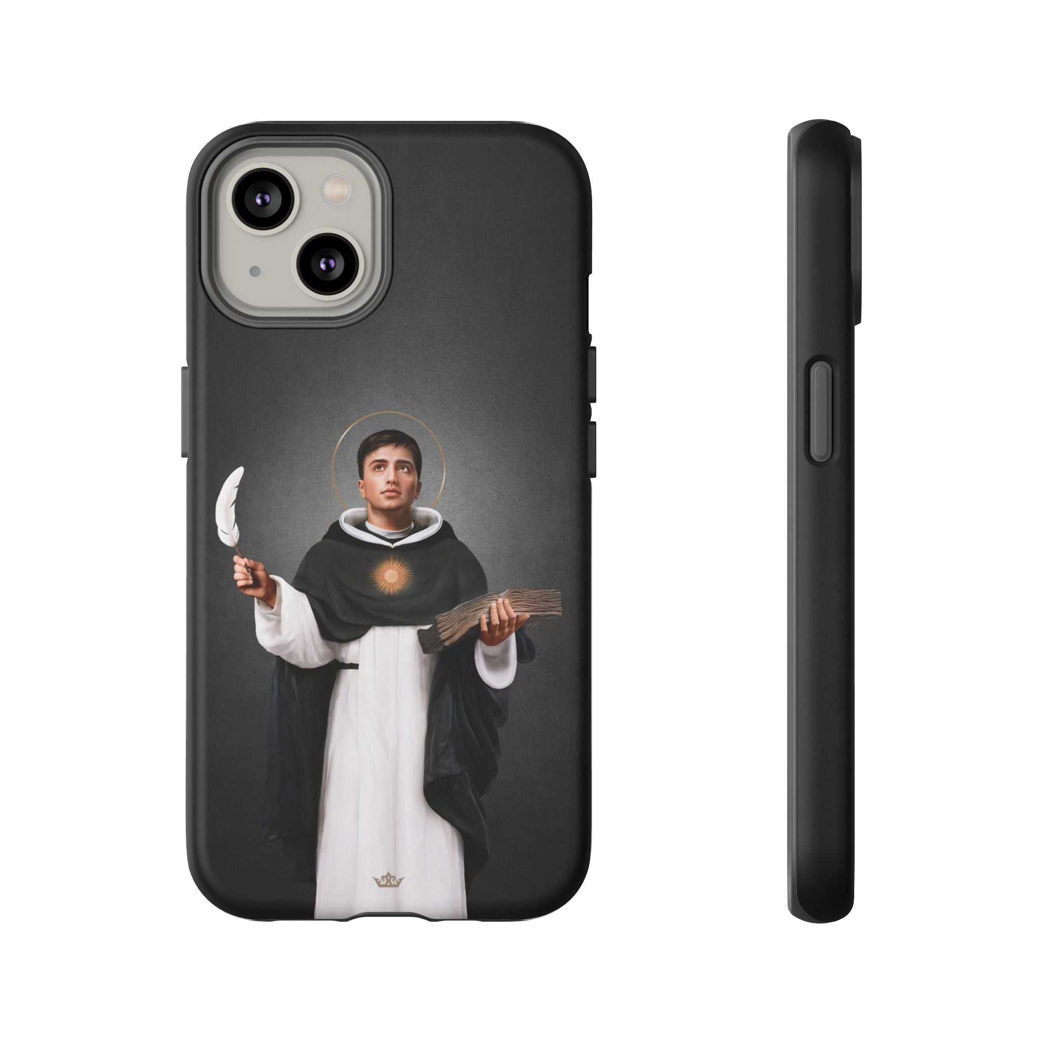 St. Thomas Aquinas Hard Phone Case (Dark)