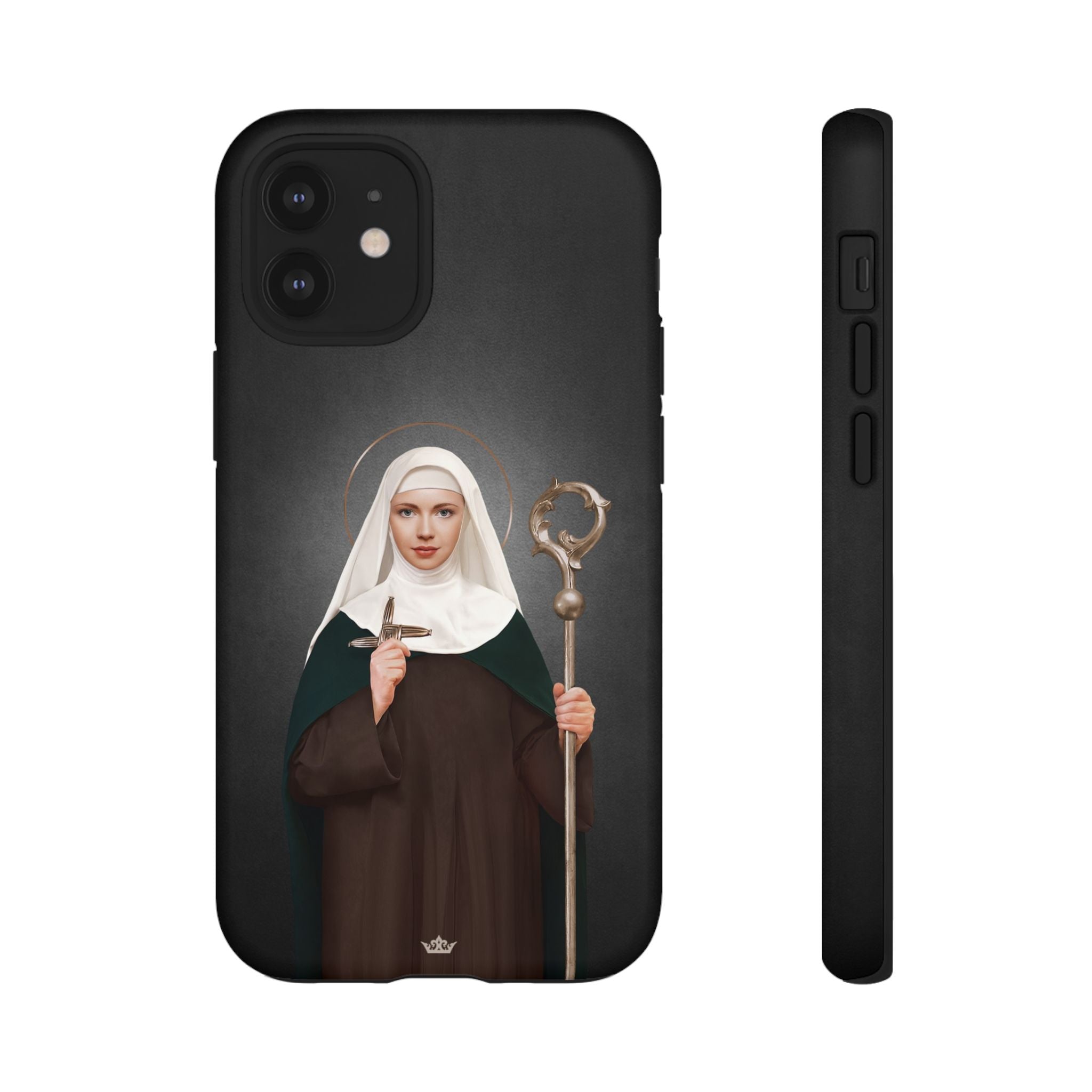 St. Brigid of Ireland Hard Phone Case (Dark)