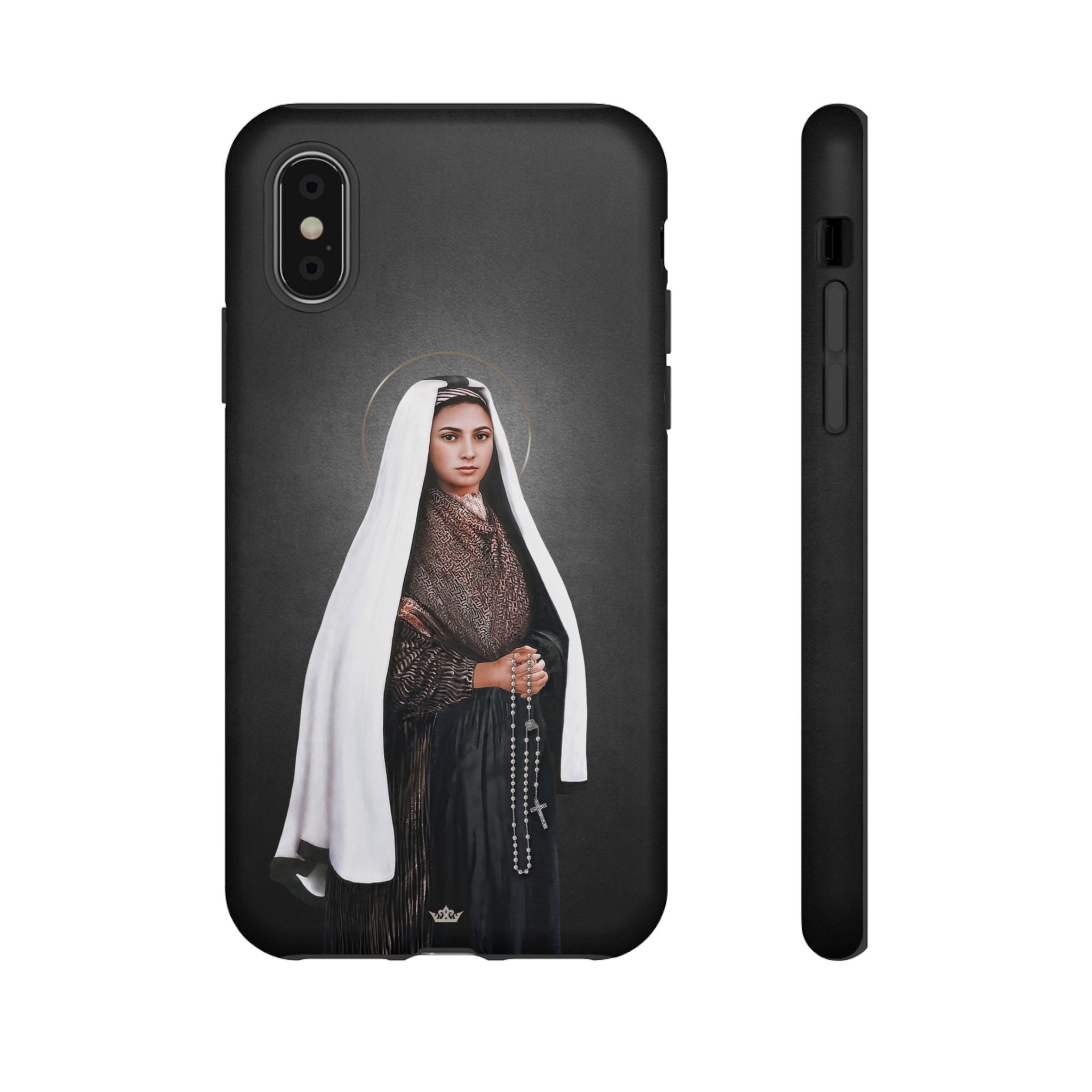 St. Bernadette Hard Phone Case (Dark)