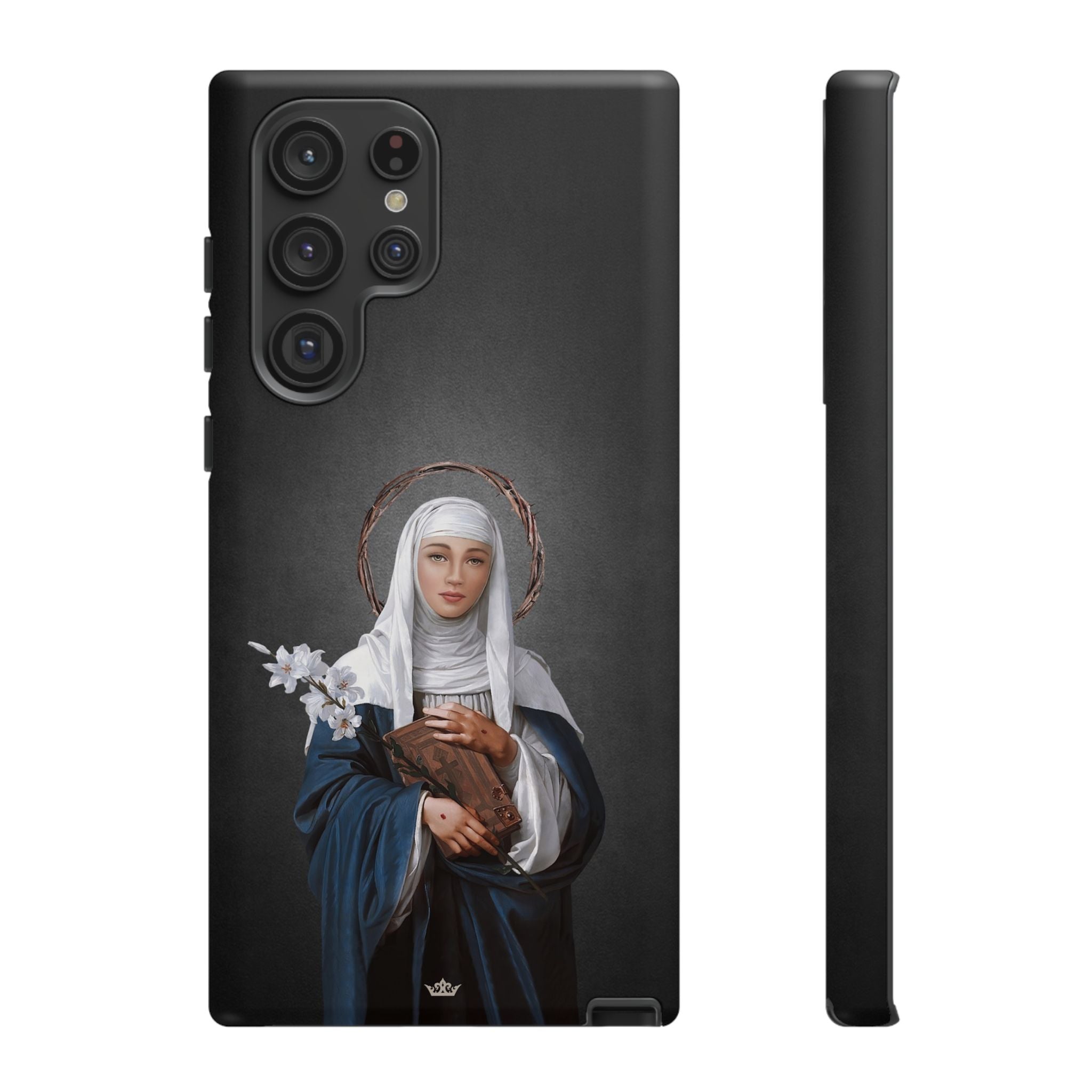 St. Catherine of Siena Hard Phone Case (Dark)