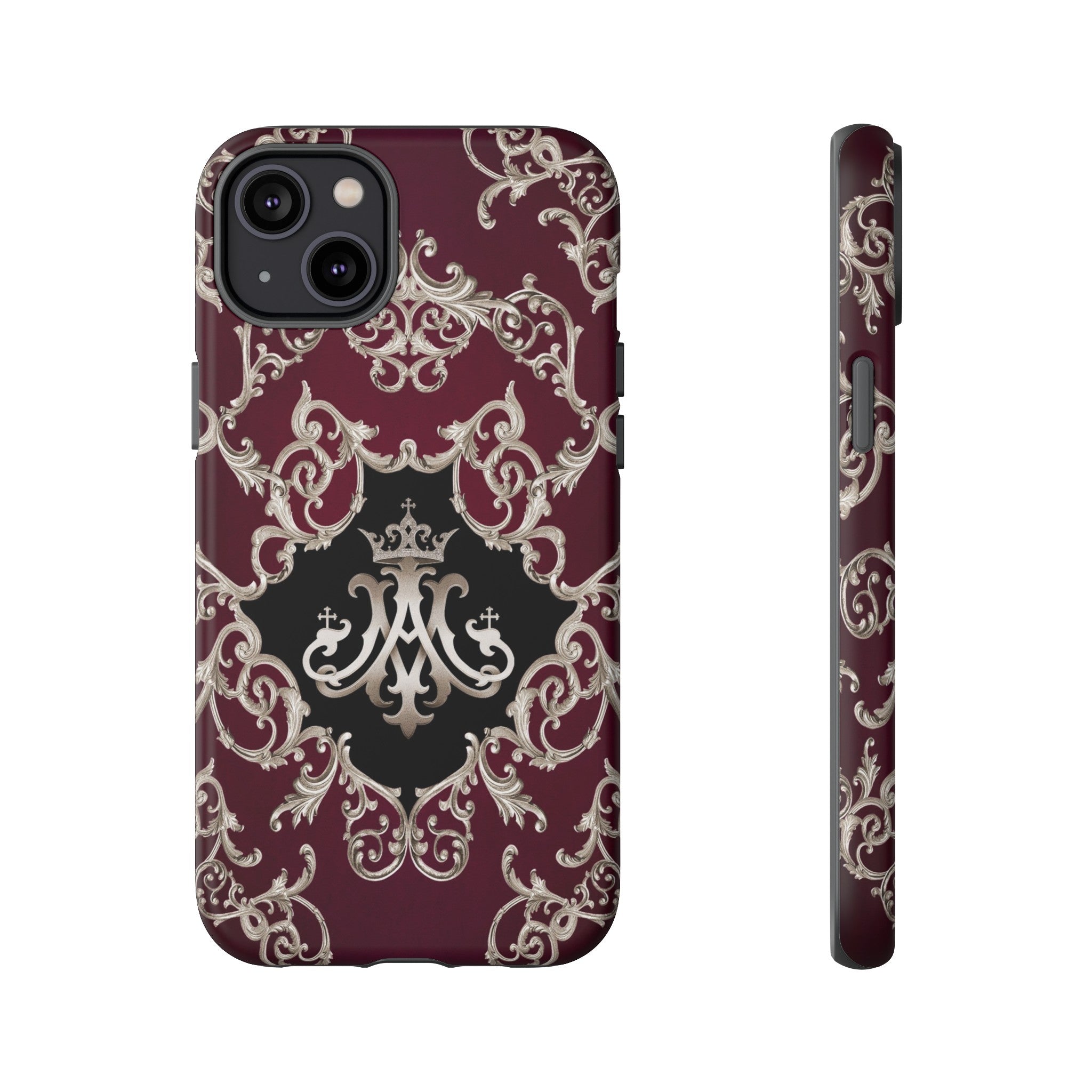 Ave Maria Hard Phone Case (Baroque Mahogany)