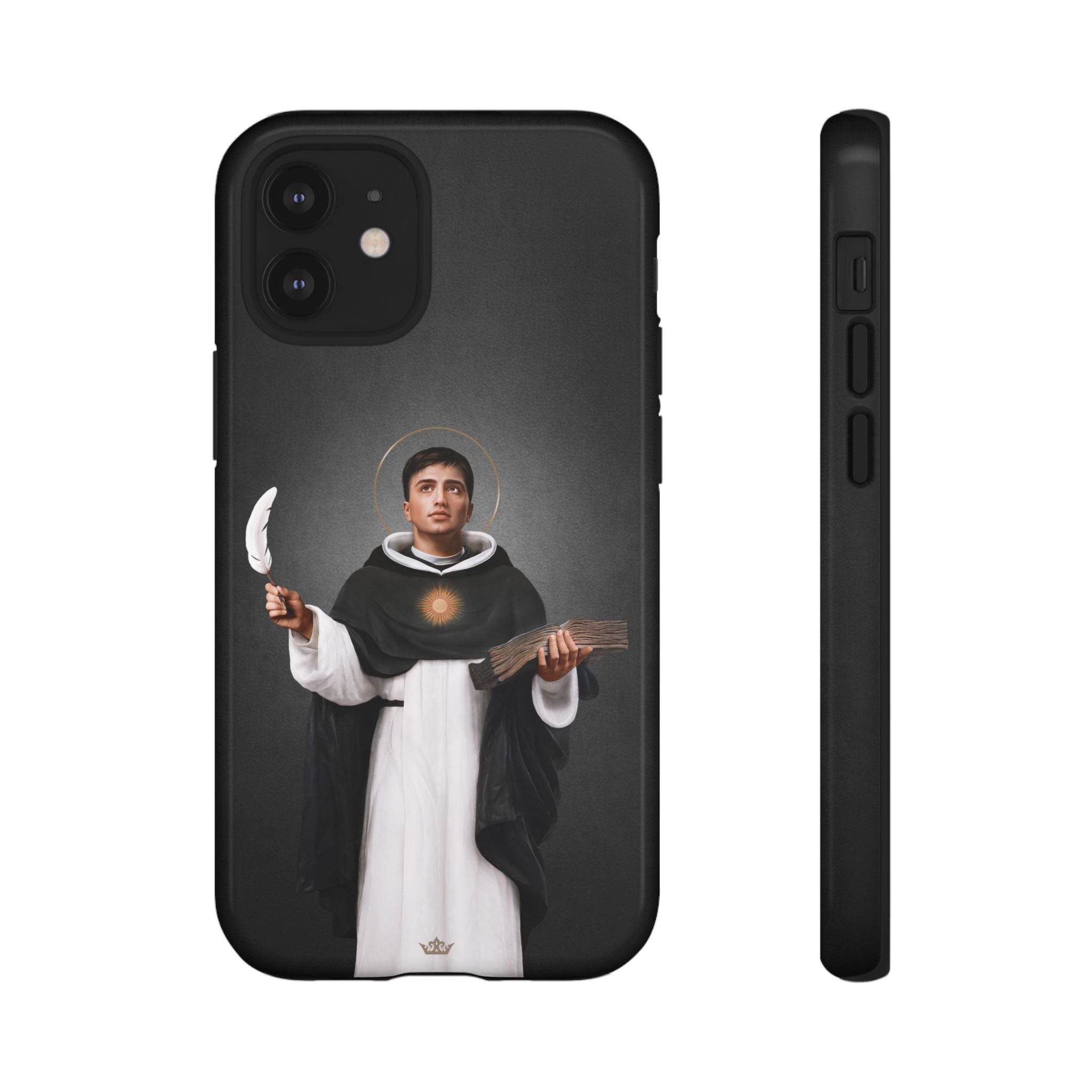 St. Thomas Aquinas Hard Phone Case (Dark)