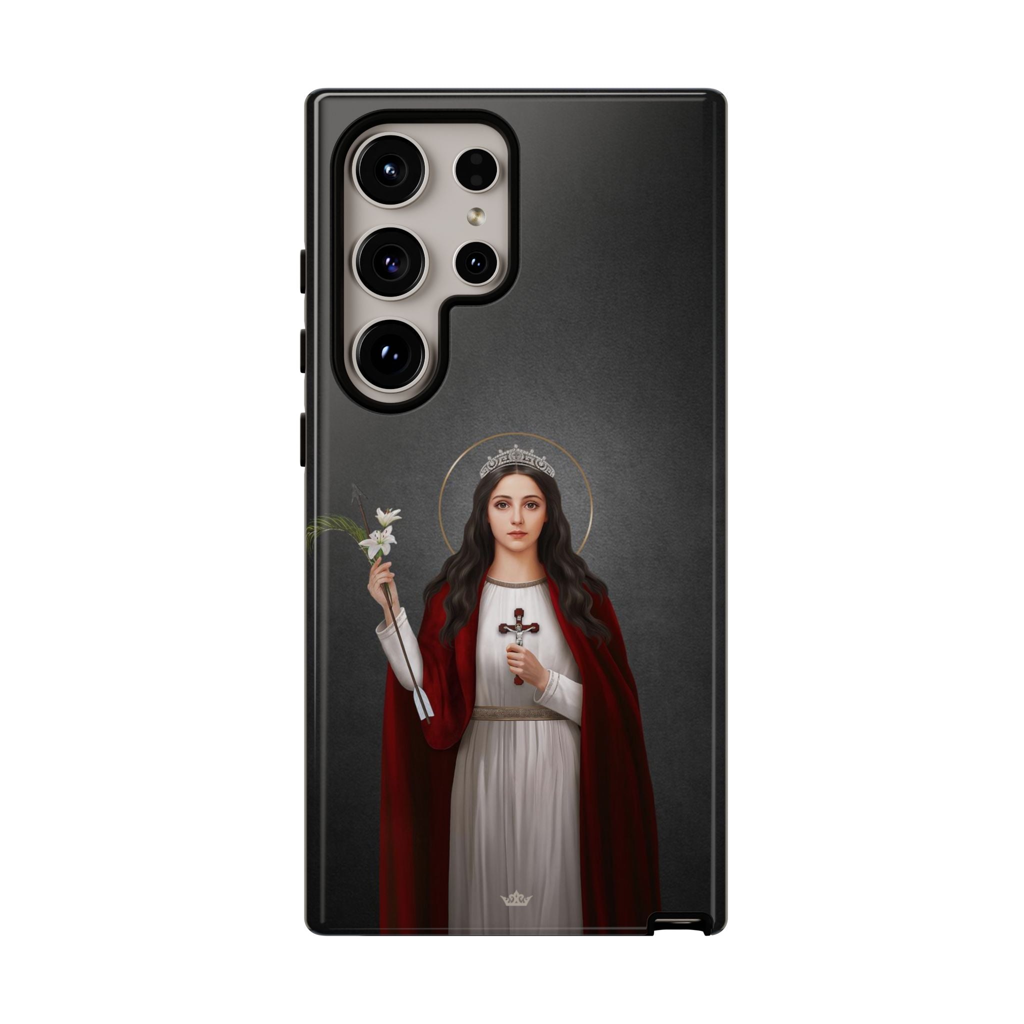 St. Philomena Hard Phone Case (Dark)