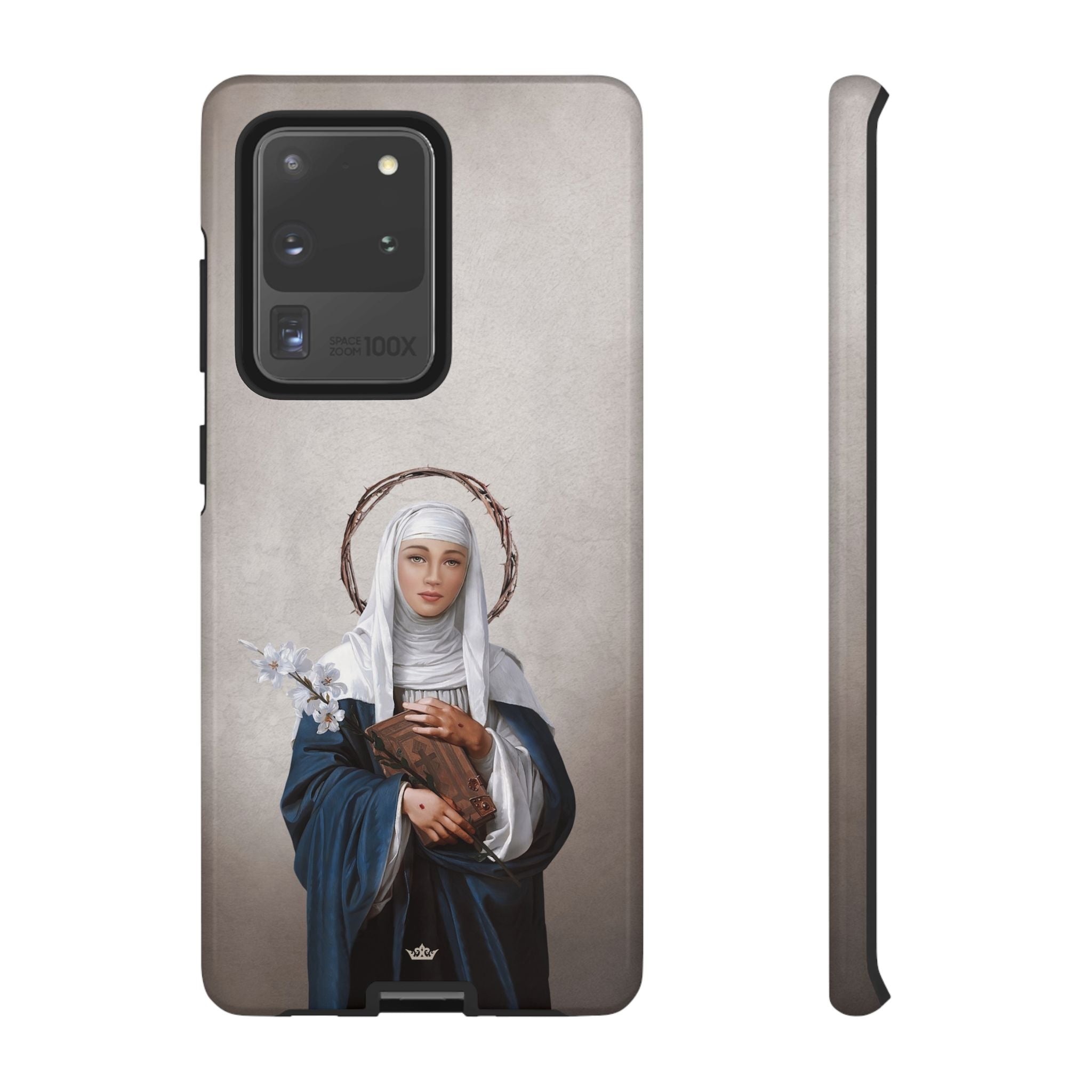 St. Catherine of Siena Hard Phone Case (Light)