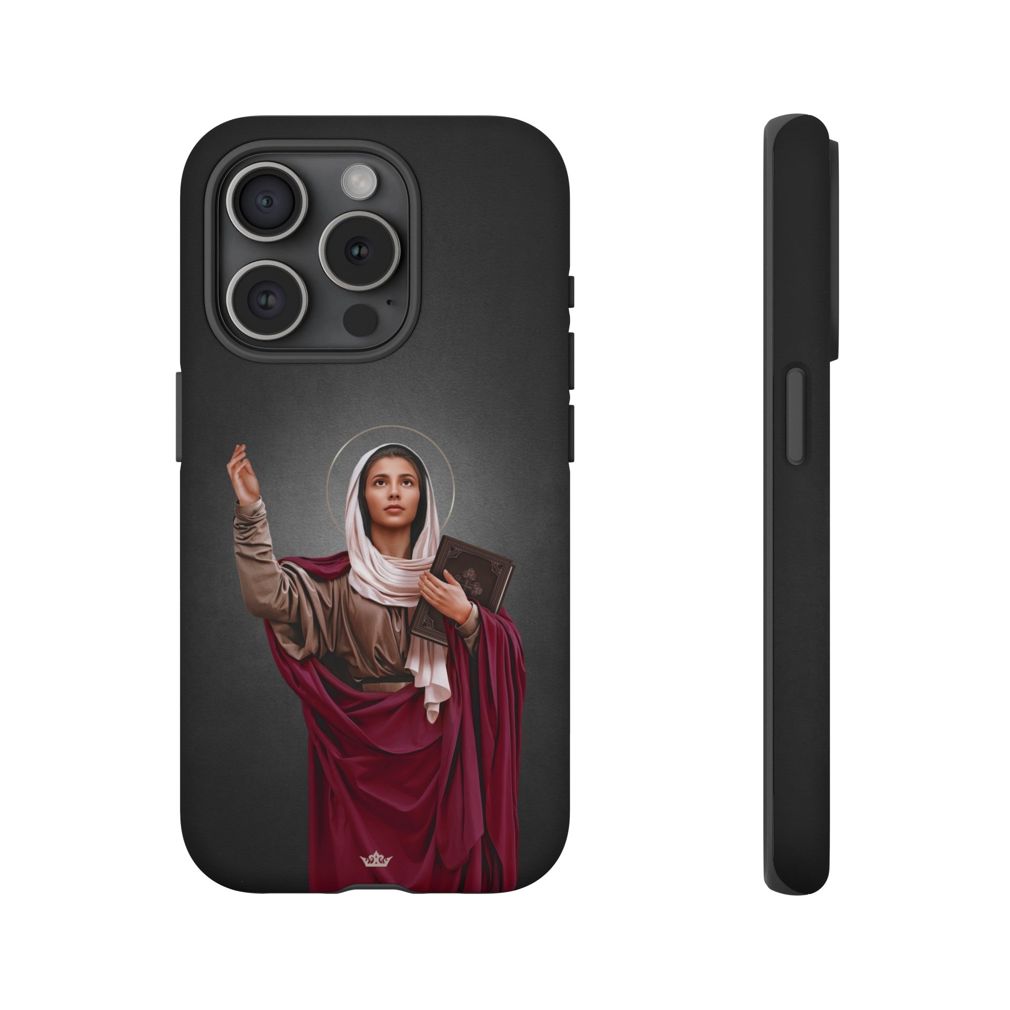 St. Monica Hard Phone Case (Dark)