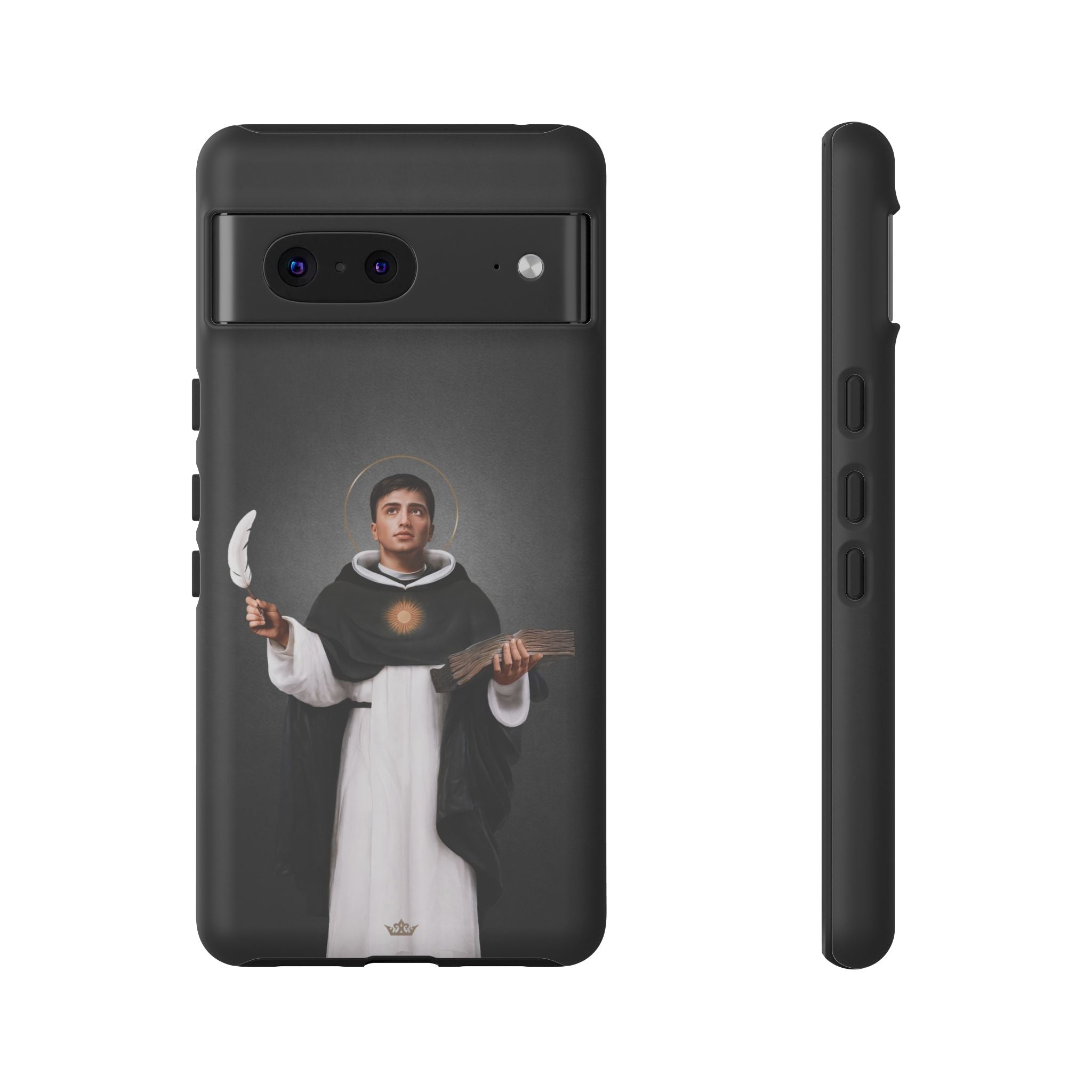 St. Thomas Aquinas Hard Phone Case (Dark)