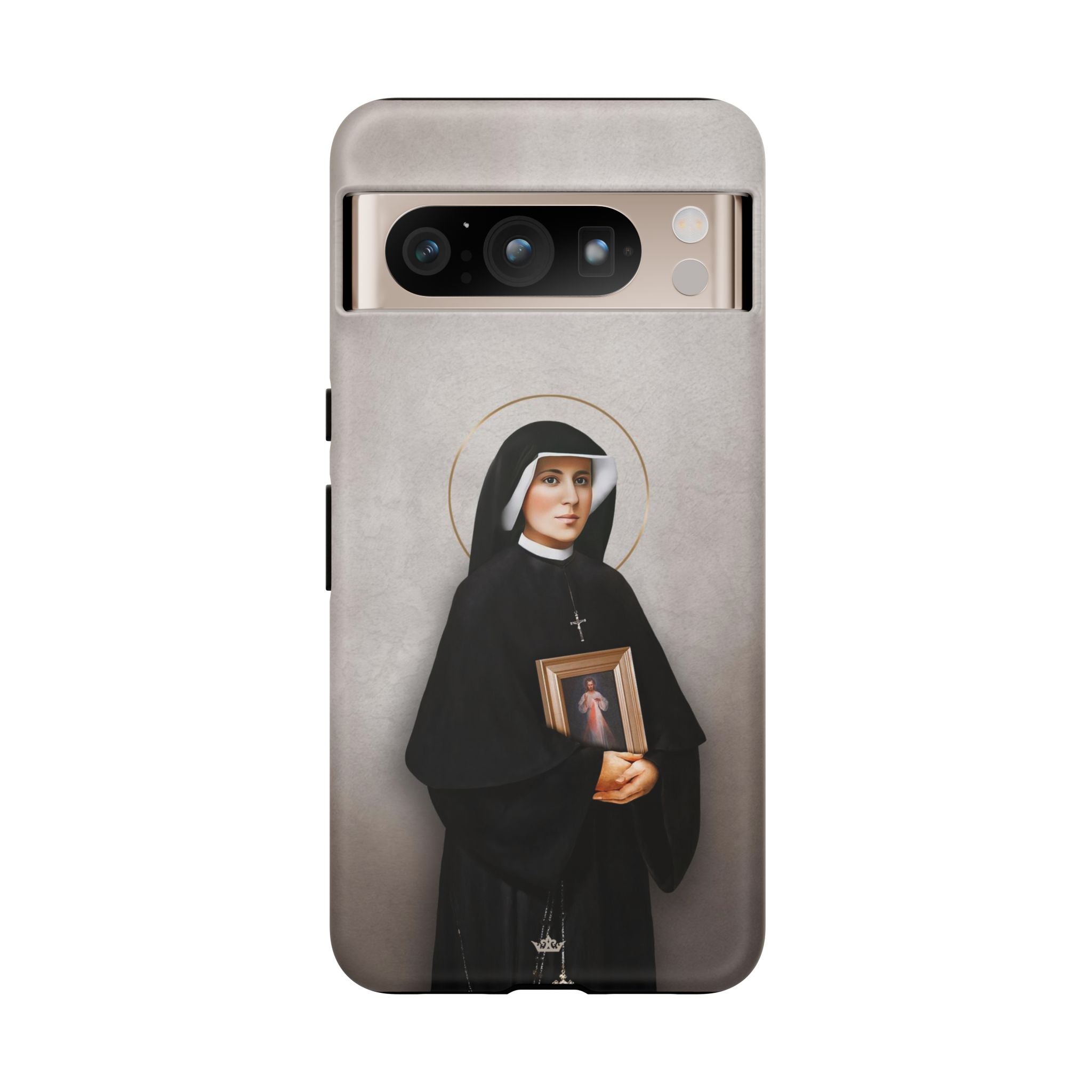 St. Faustina Hard Phone Case (Light)