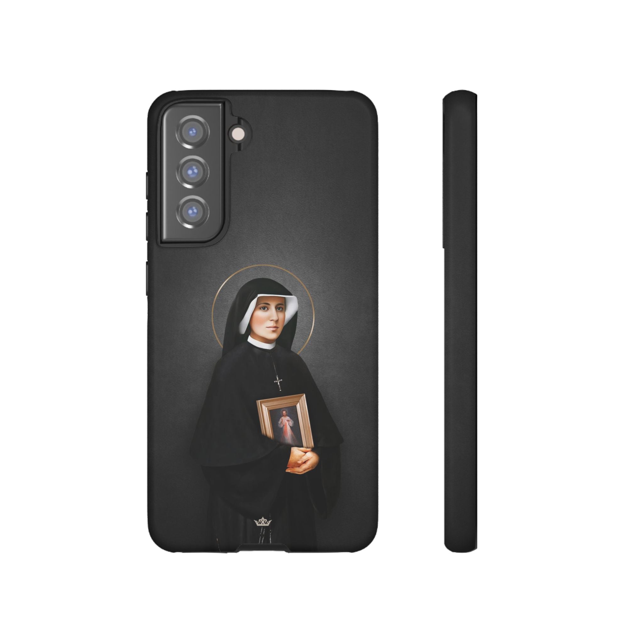 St. Faustina Hard Phone Case (Dark)