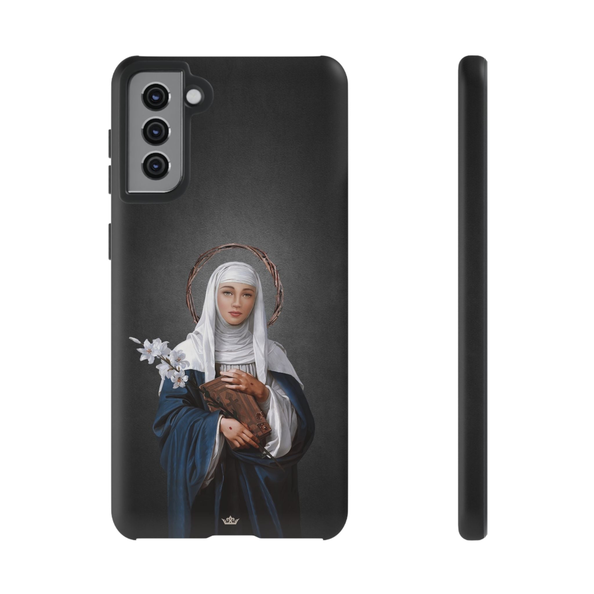 St. Catherine of Siena Hard Phone Case (Dark)