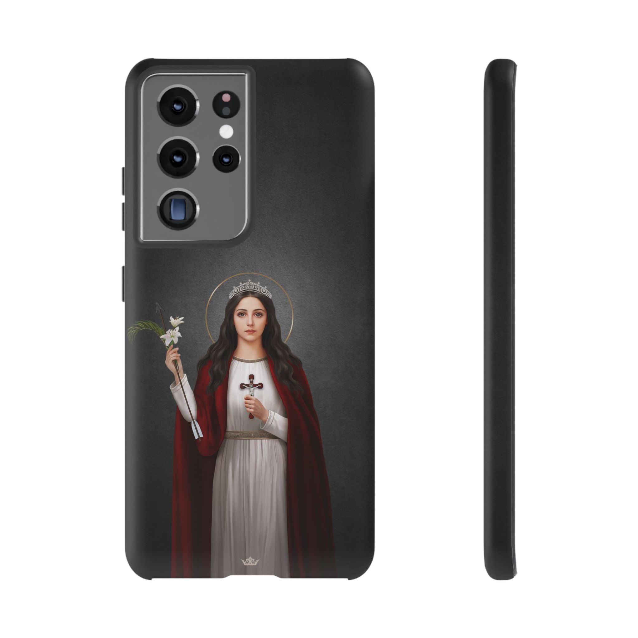 St. Philomena Hard Phone Case (Dark)