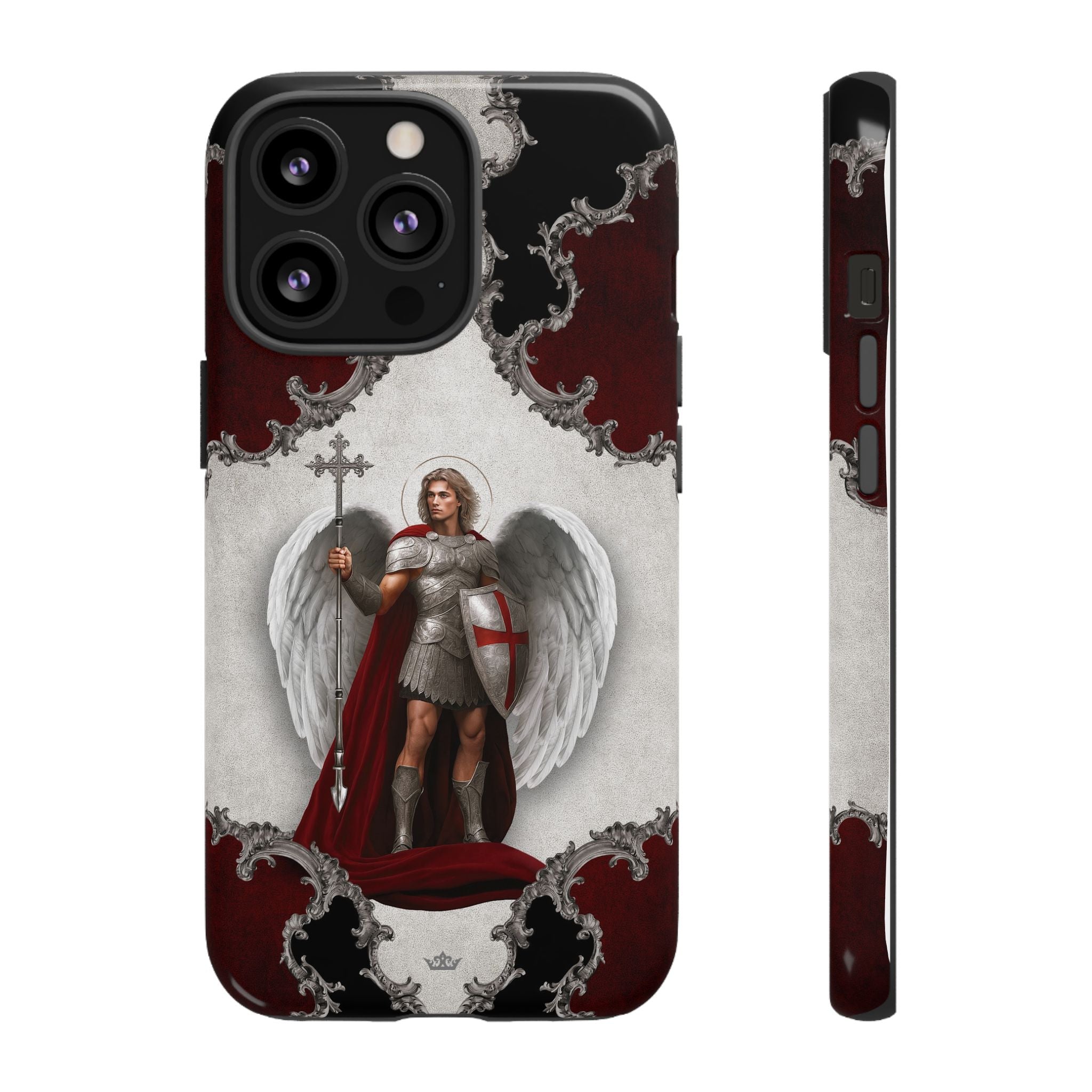 St. Michael the Archangel Victorious Hard Phone Case (Baroque)