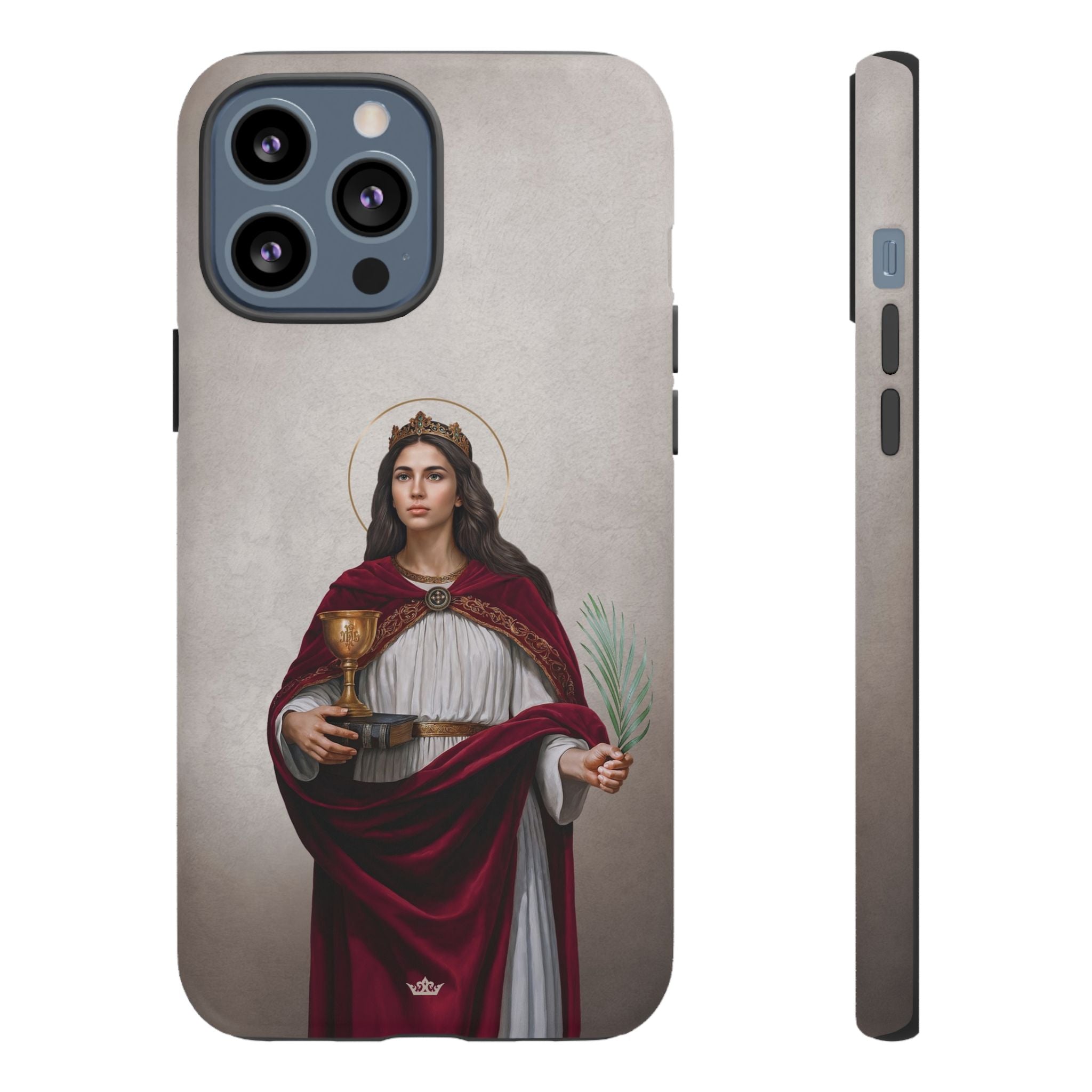 St. Barbara Hard Phone Case (Light)