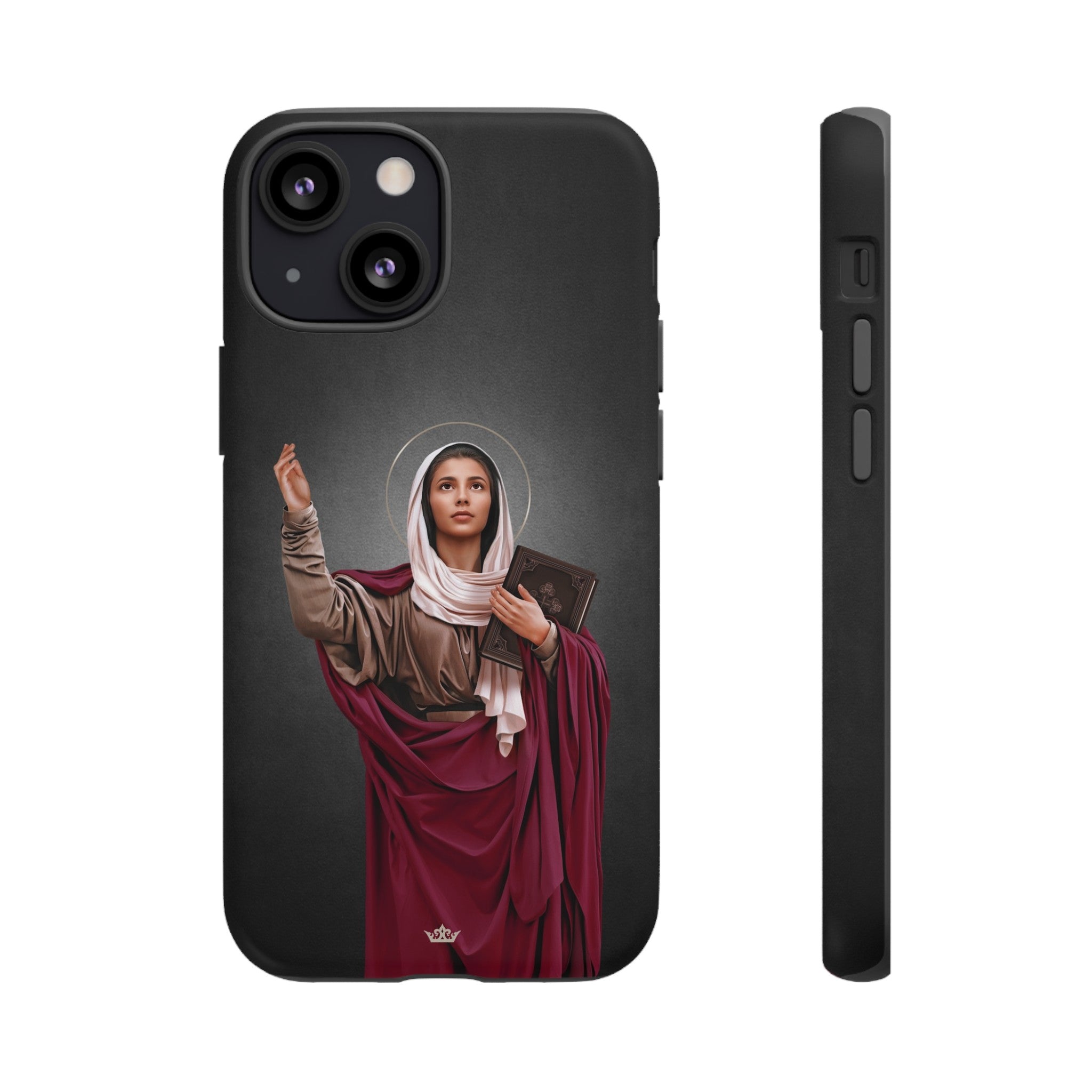 St. Monica Hard Phone Case (Dark)