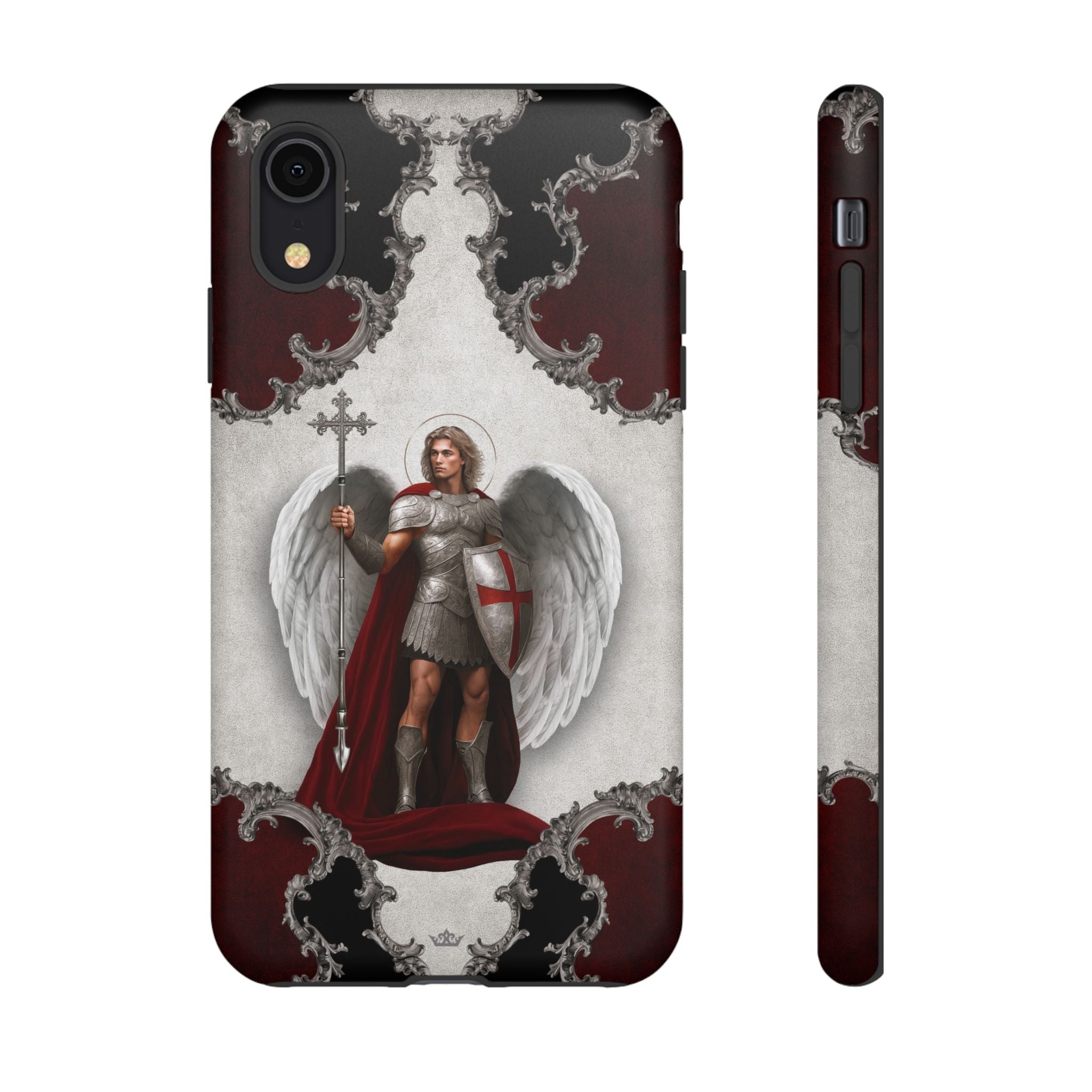 St. Michael the Archangel Victorious Hard Phone Case (Baroque)