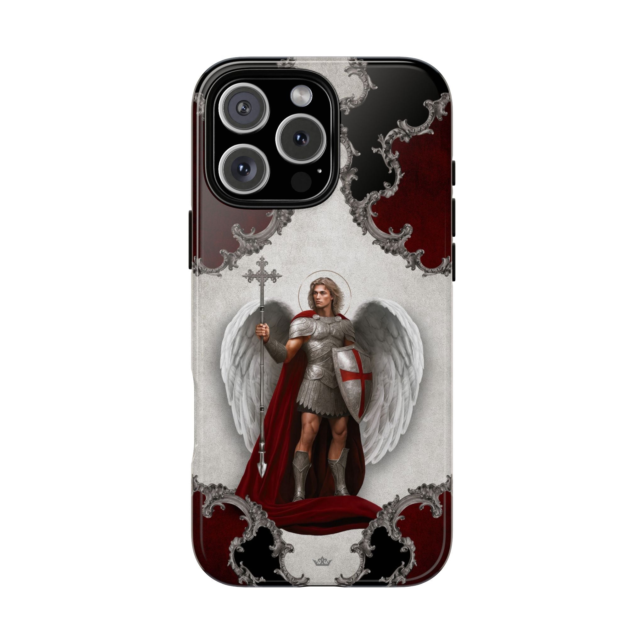 St. Michael the Archangel Victorious Hard Phone Case (Baroque)