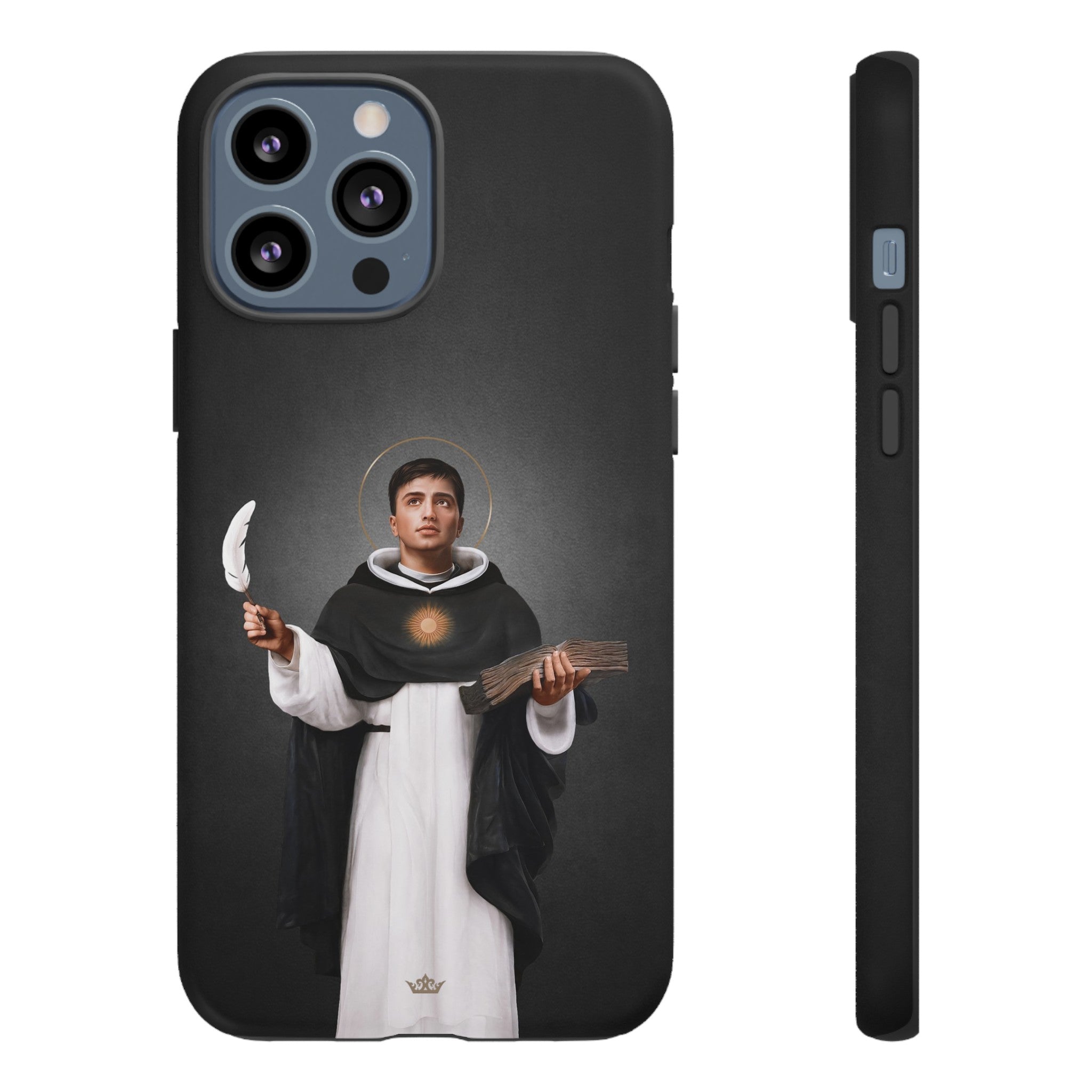 St. Thomas Aquinas Hard Phone Case (Dark)
