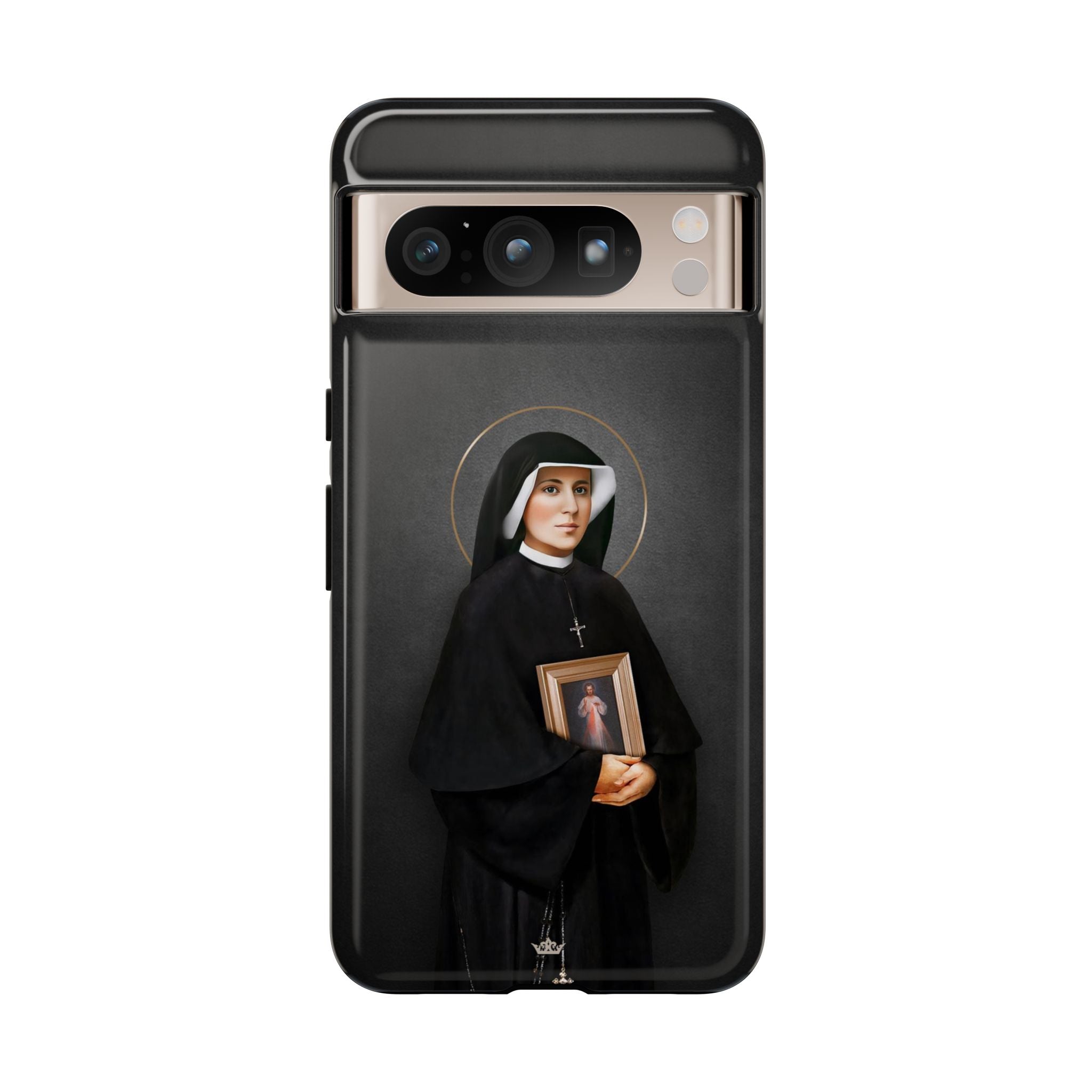 St. Faustina Hard Phone Case (Dark)