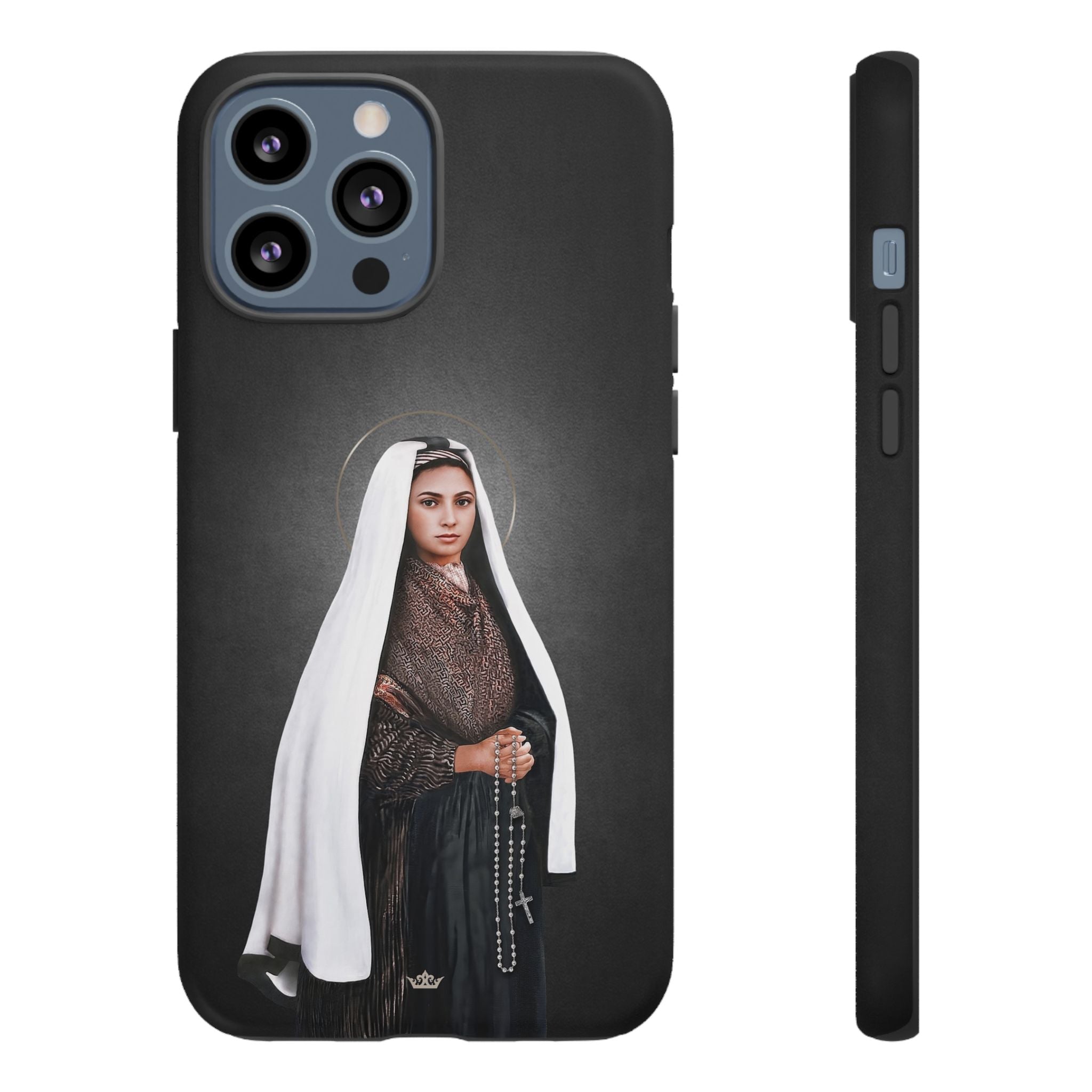 St. Bernadette Hard Phone Case (Dark)