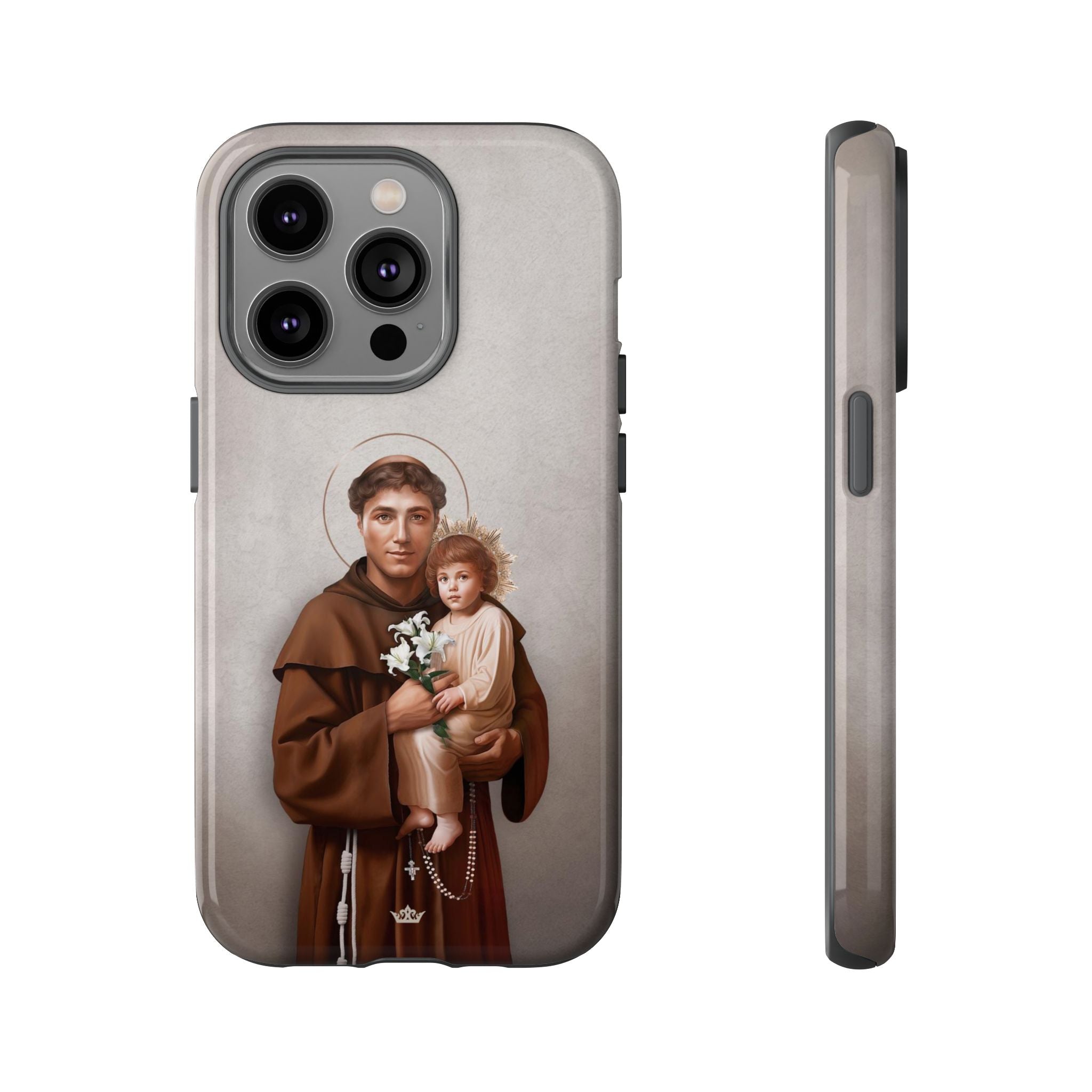 St. Anthony of Padua Hard Phone Case (Light)