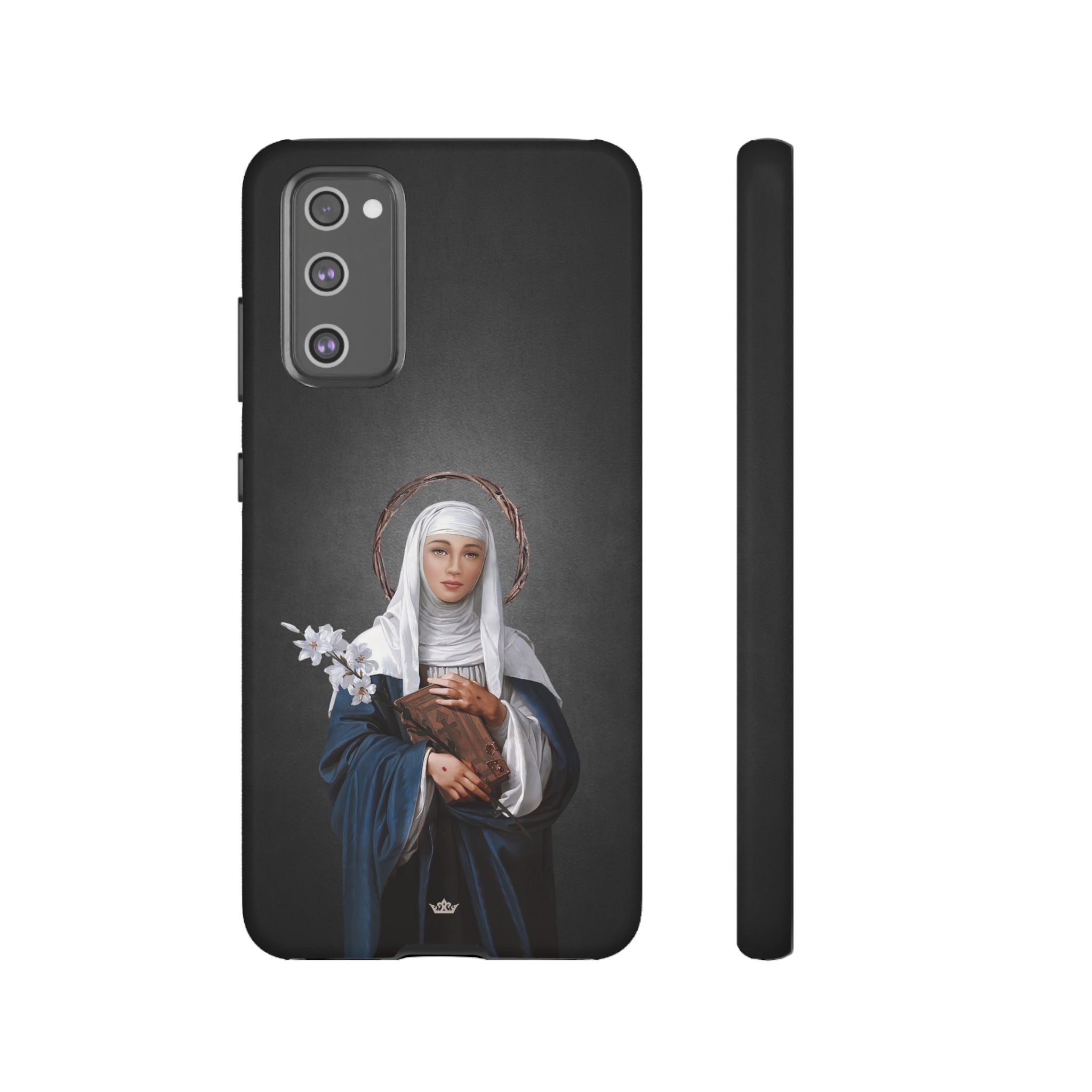 St. Catherine of Siena Hard Phone Case (Dark)