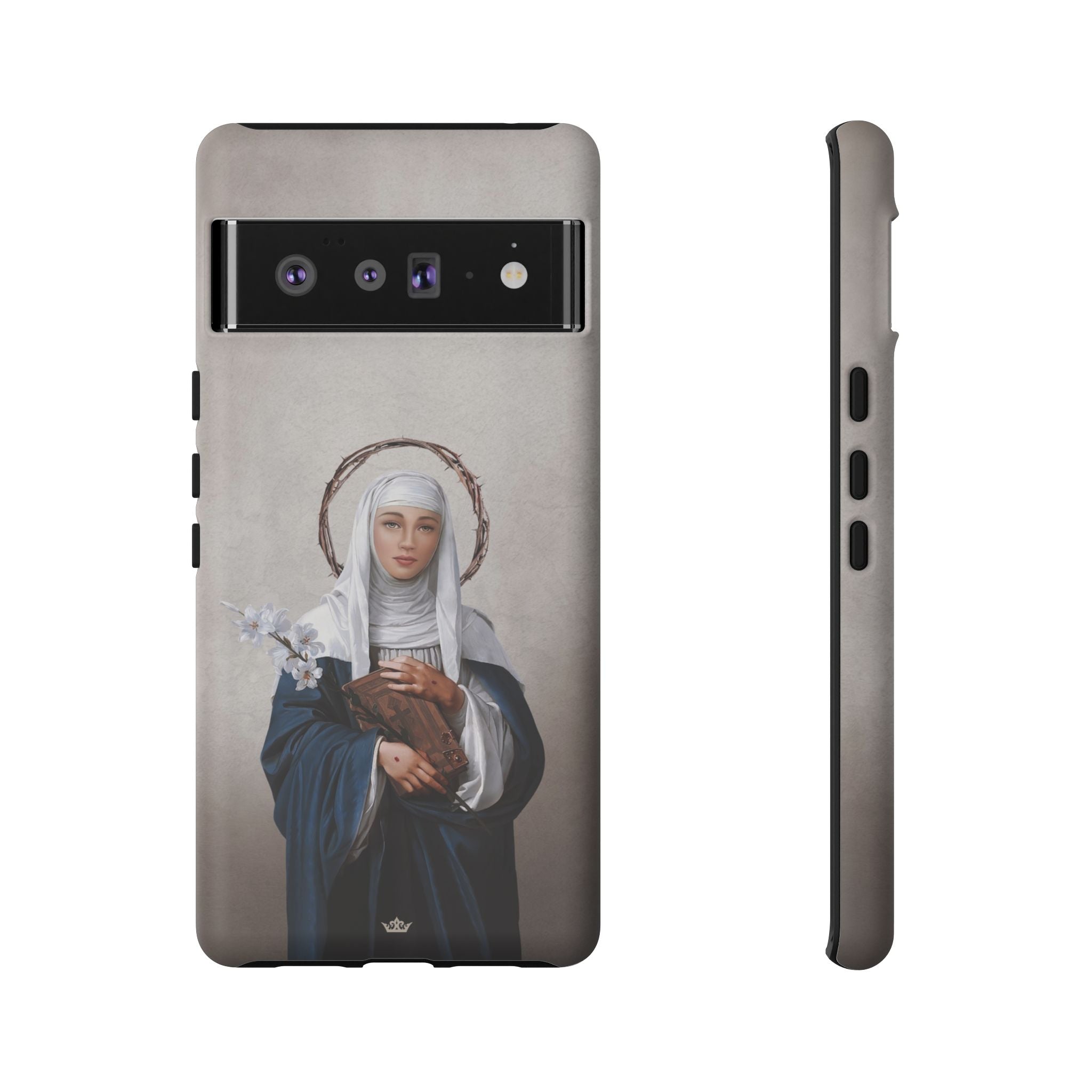 St. Catherine of Siena Hard Phone Case (Light)