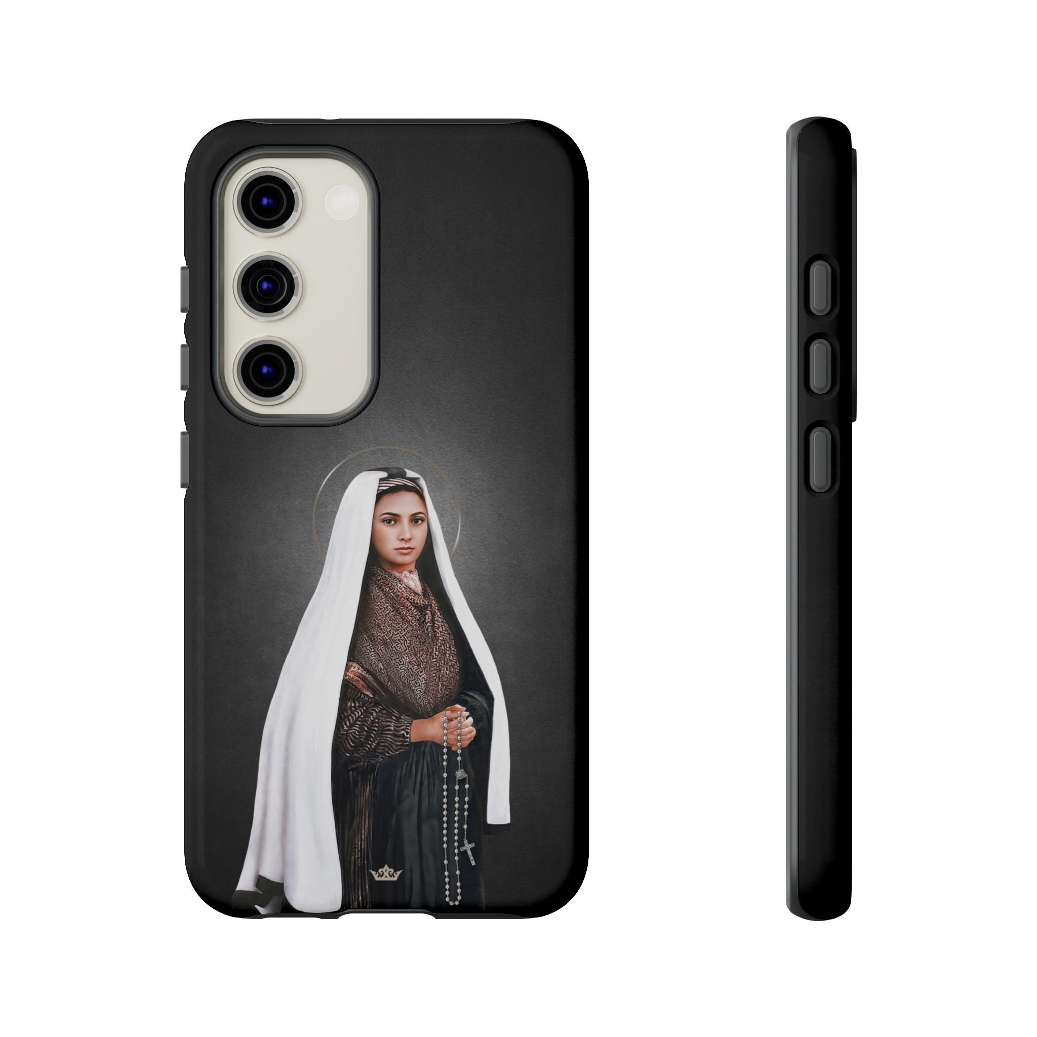 St. Bernadette Hard Phone Case (Dark)