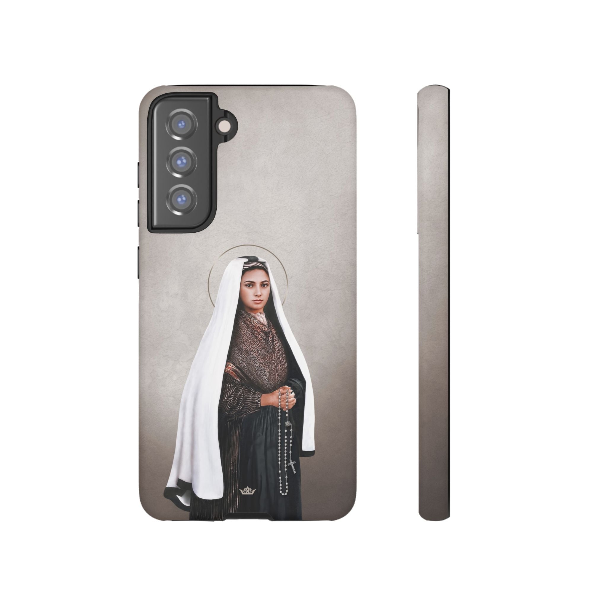 St. Bernadette Hard Phone Case (Light)