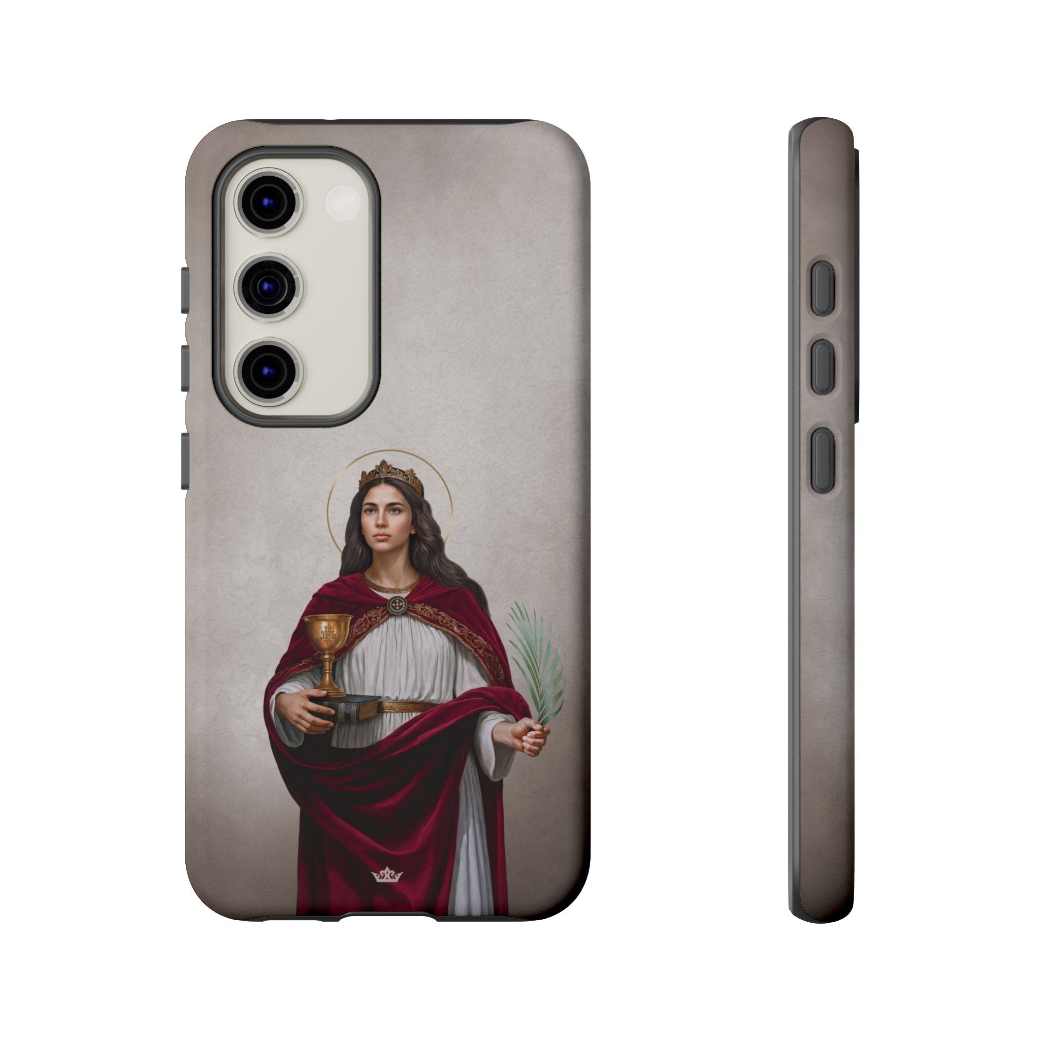 St. Barbara Hard Phone Case (Light)