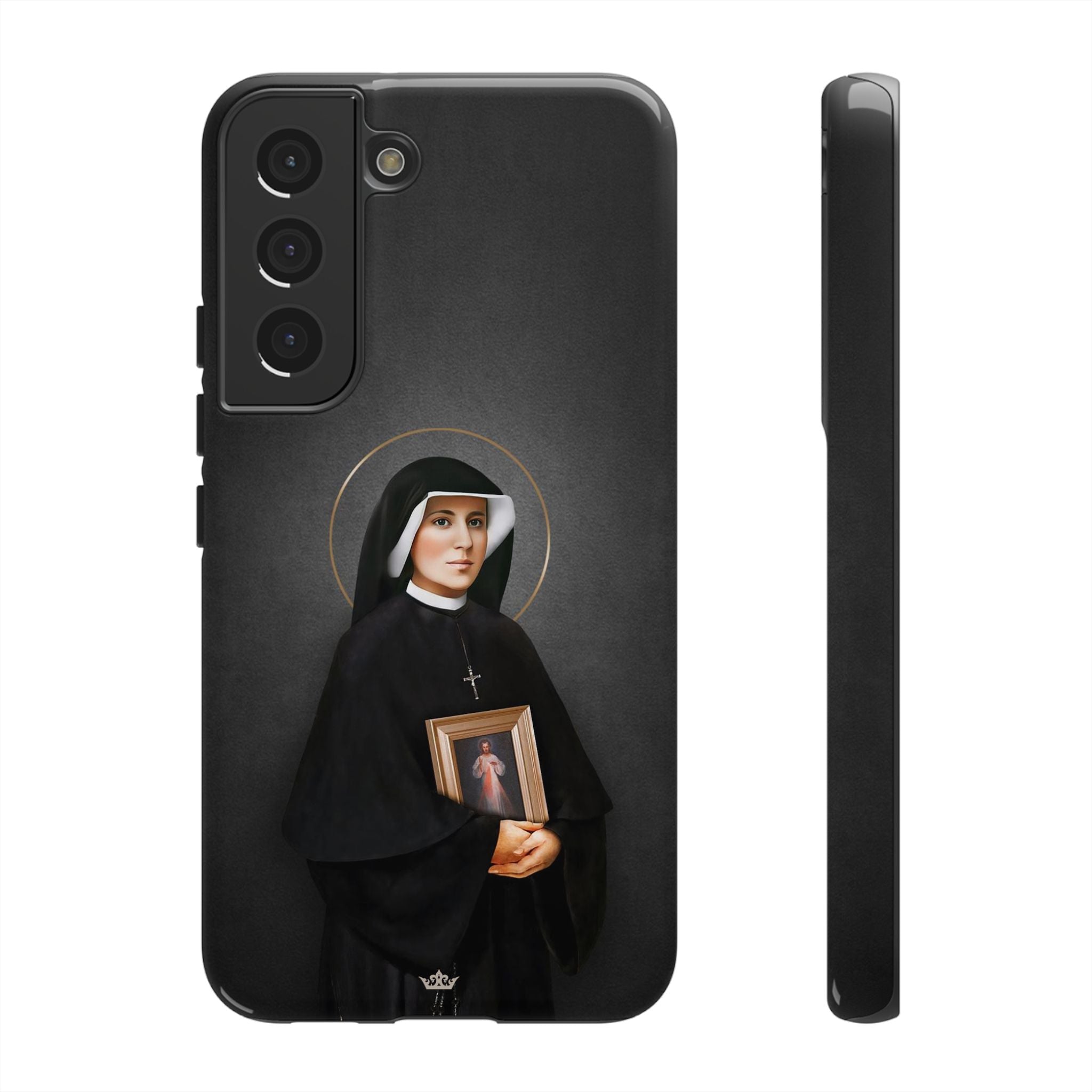 St. Faustina Hard Phone Case (Dark)