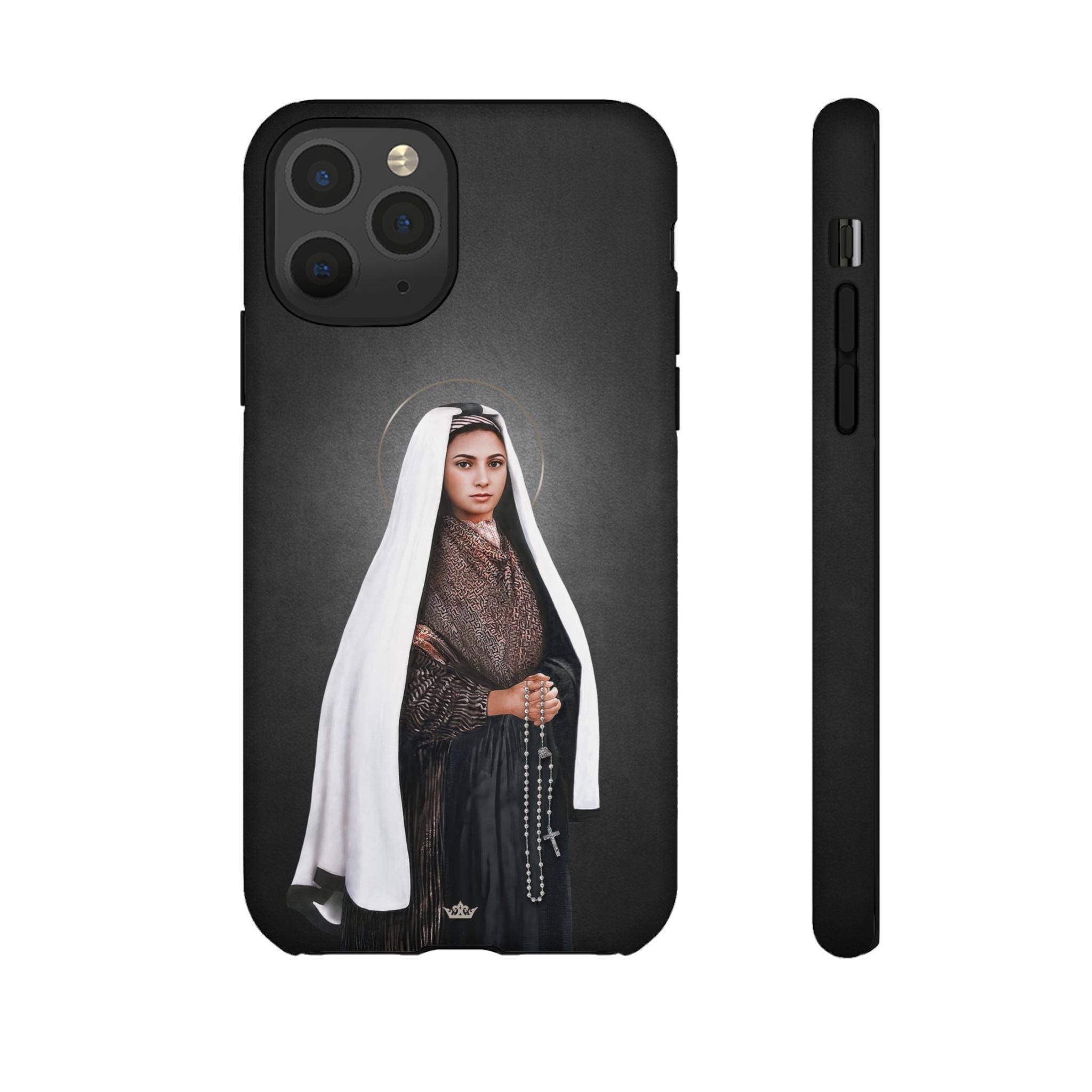 St. Bernadette Hard Phone Case (Dark)