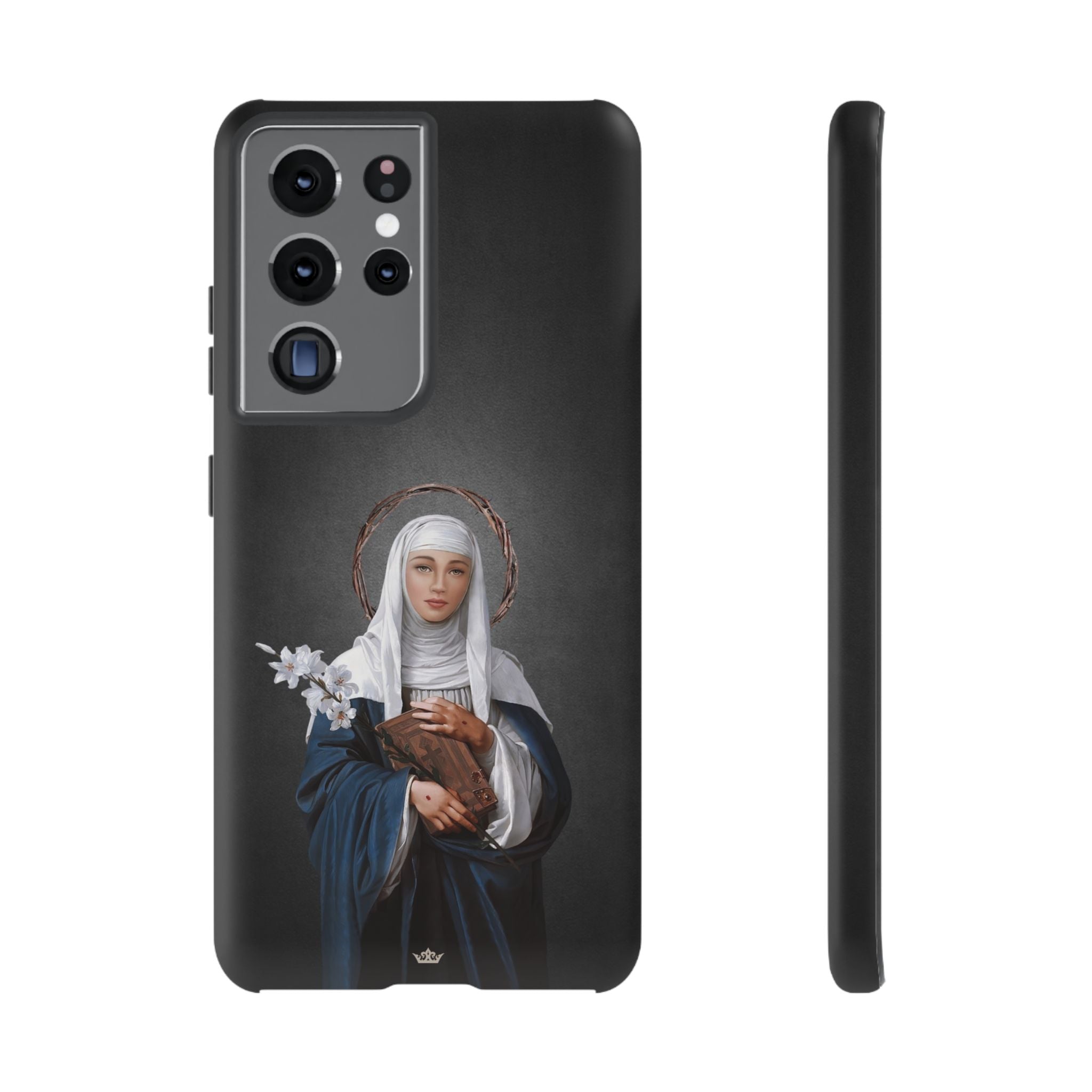 St. Catherine of Siena Hard Phone Case (Dark)