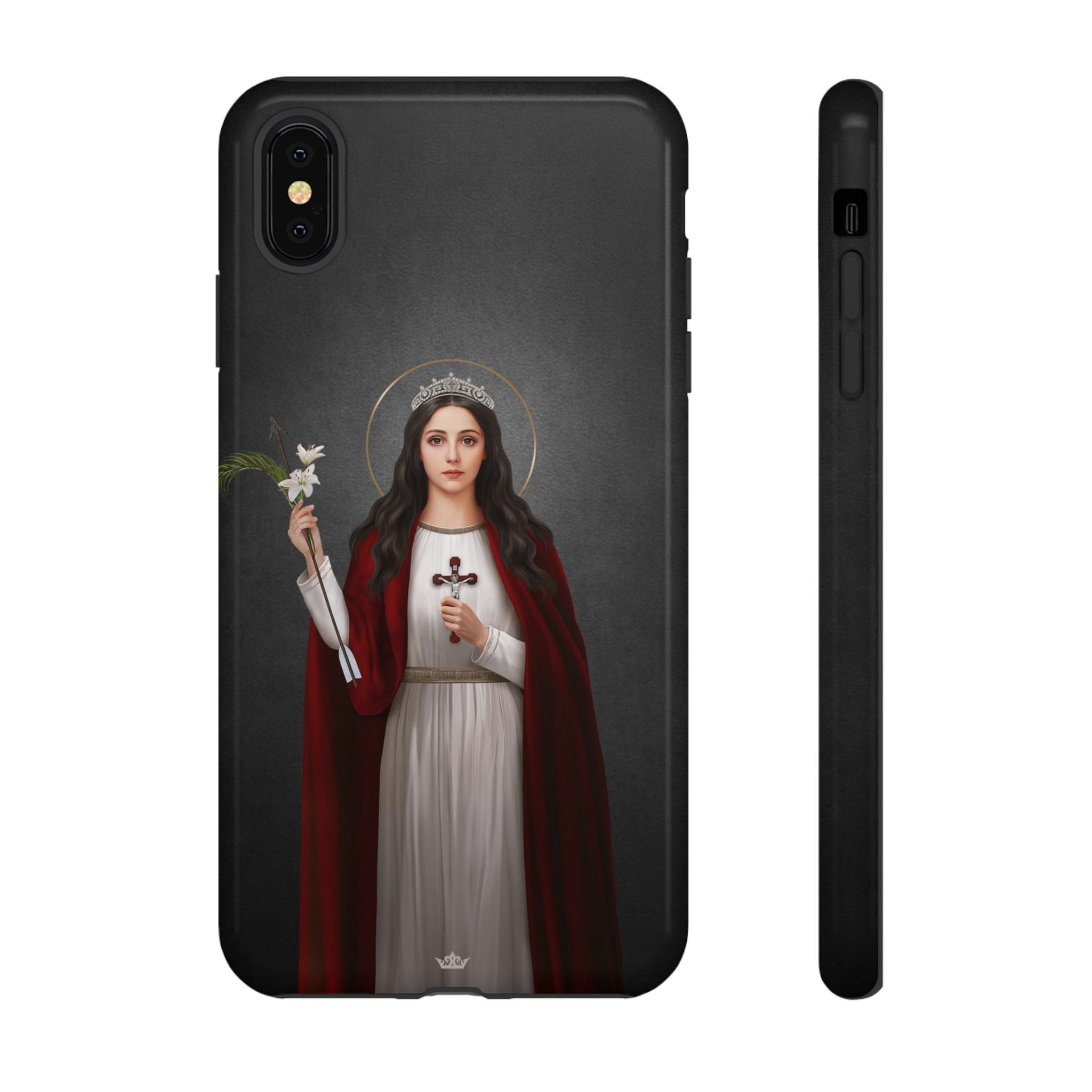 St. Philomena Hard Phone Case (Dark)