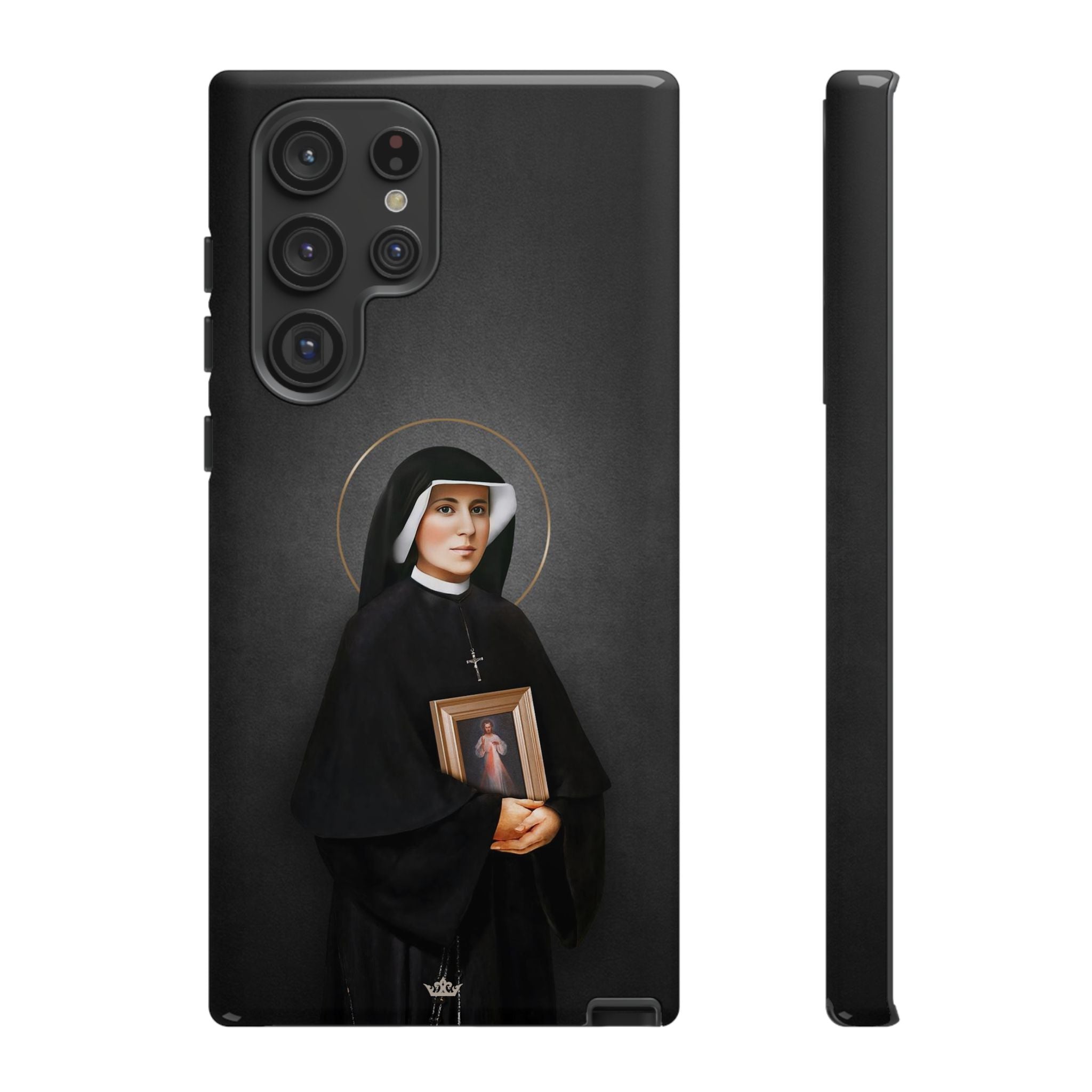 St. Faustina Hard Phone Case (Dark)