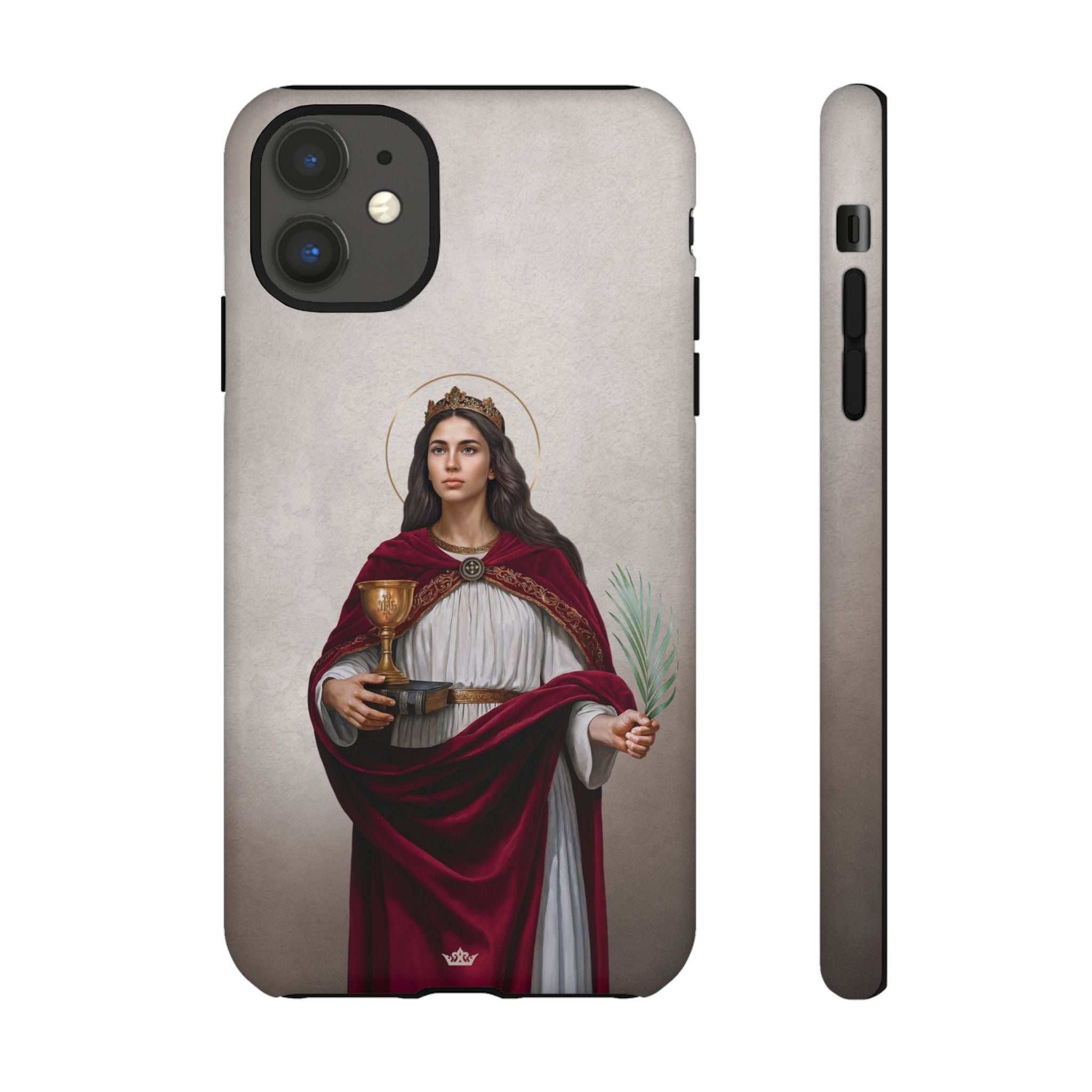 St. Barbara Hard Phone Case (Light)