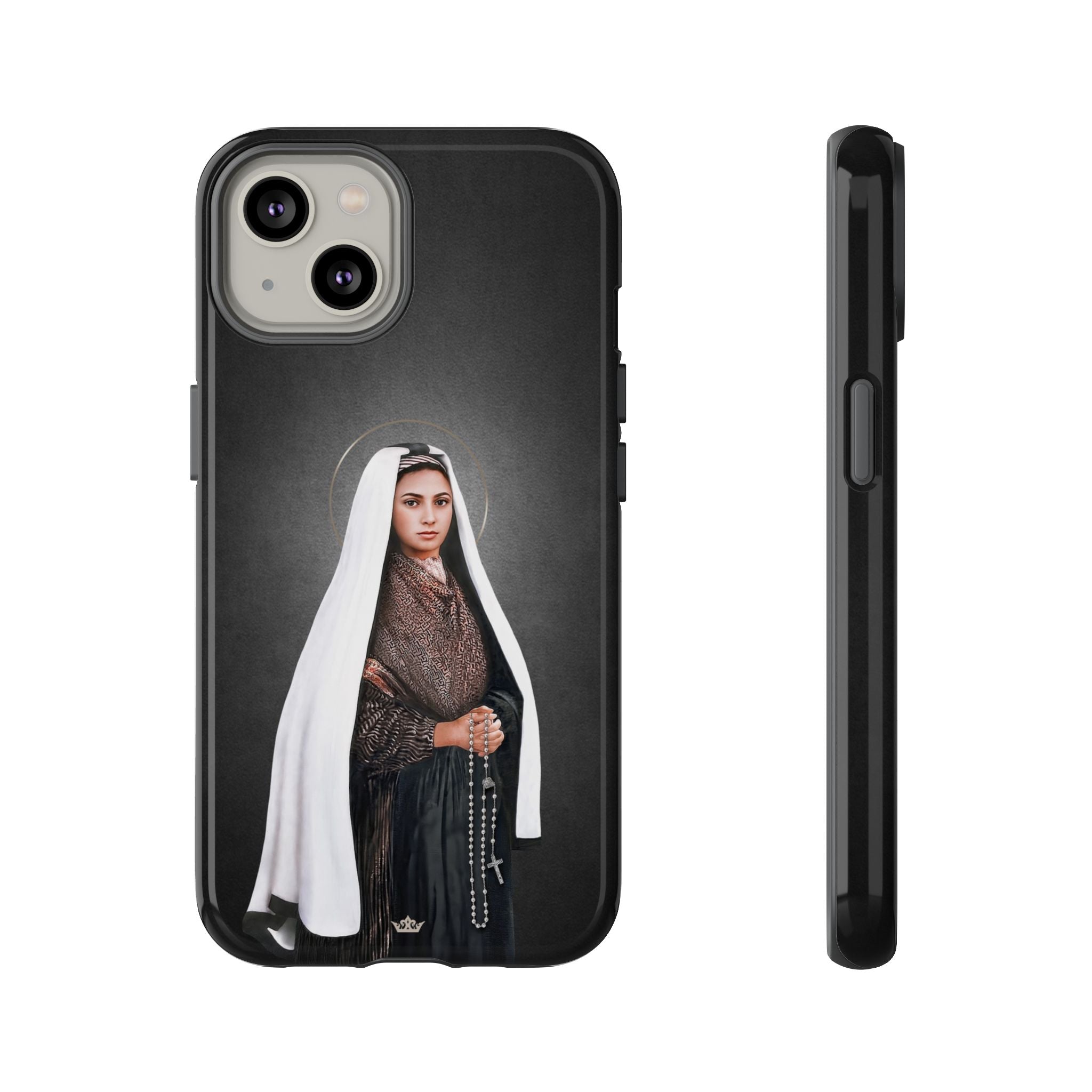 St. Bernadette Hard Phone Case (Dark)