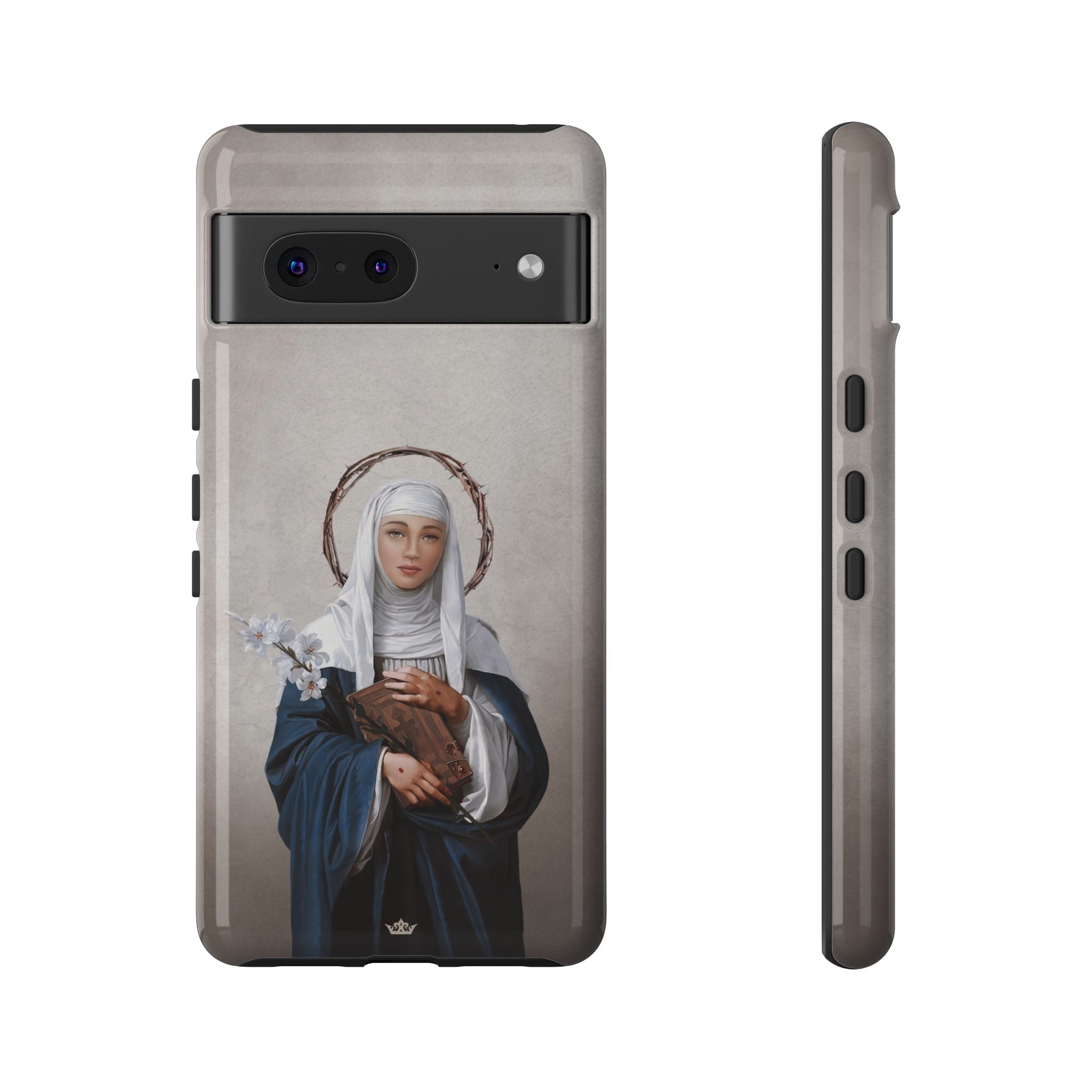 St. Catherine of Siena Hard Phone Case (Light)