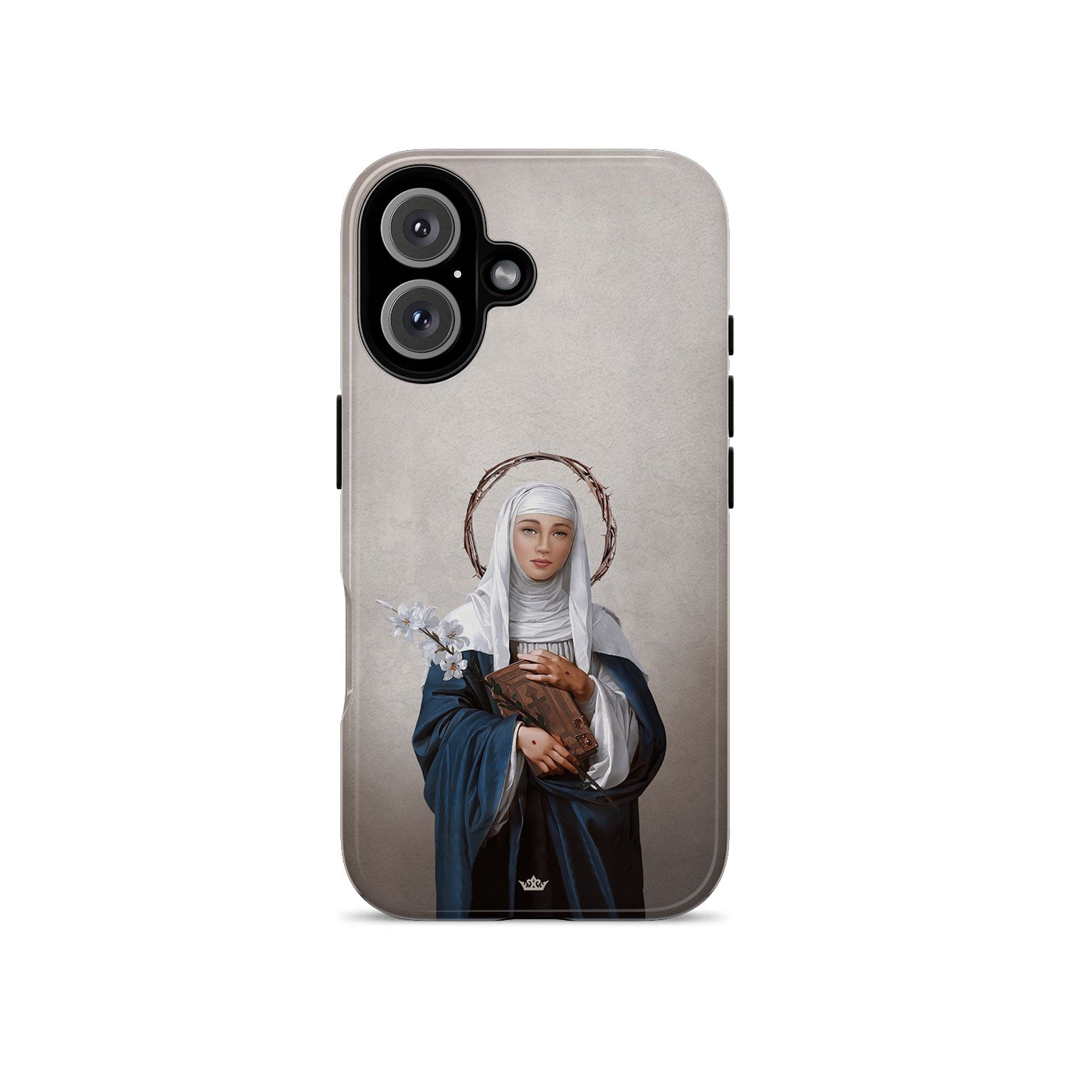 St. Catherine of Siena Hard Phone Case (Light)