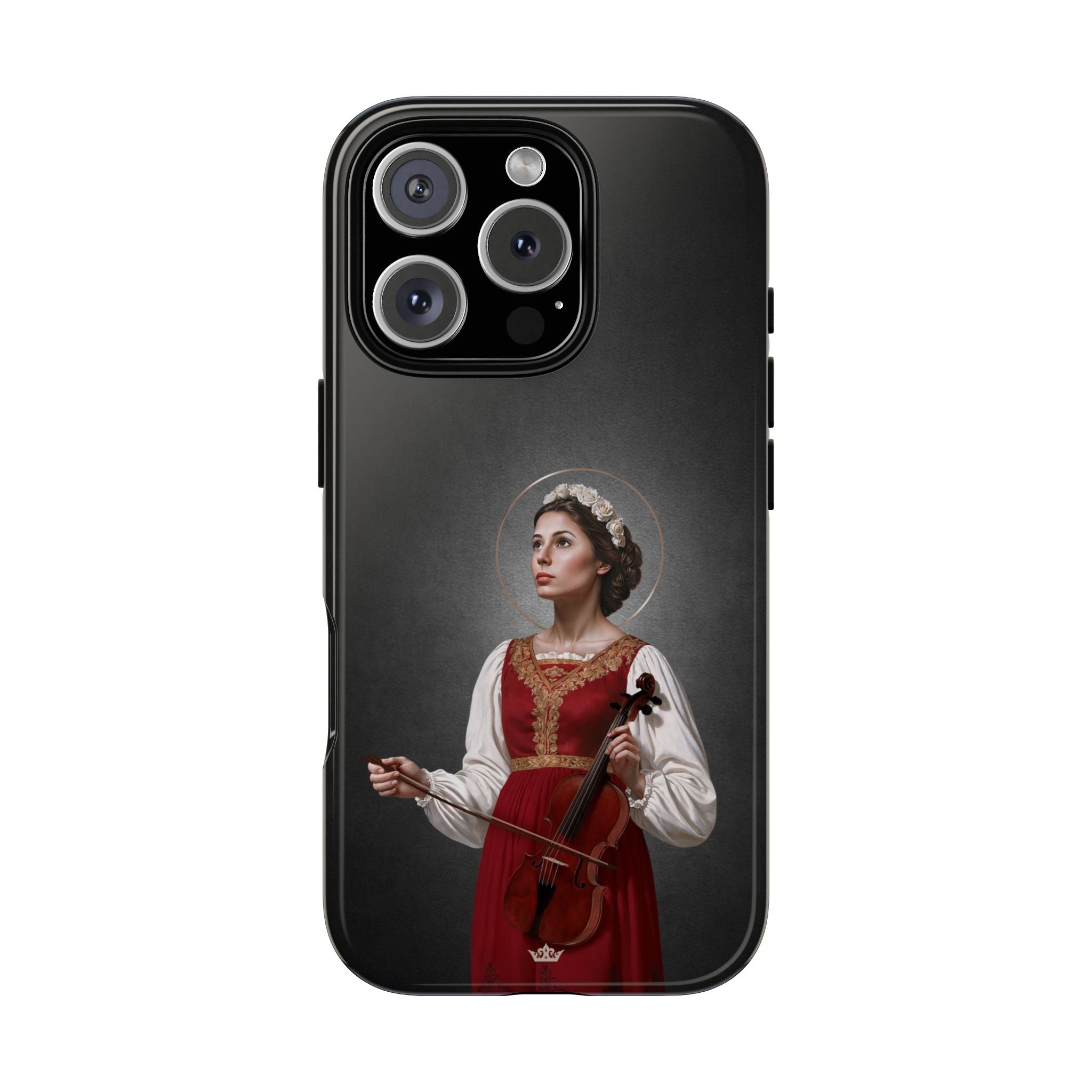 St. Cecilia Hard Phone Case (Dark)