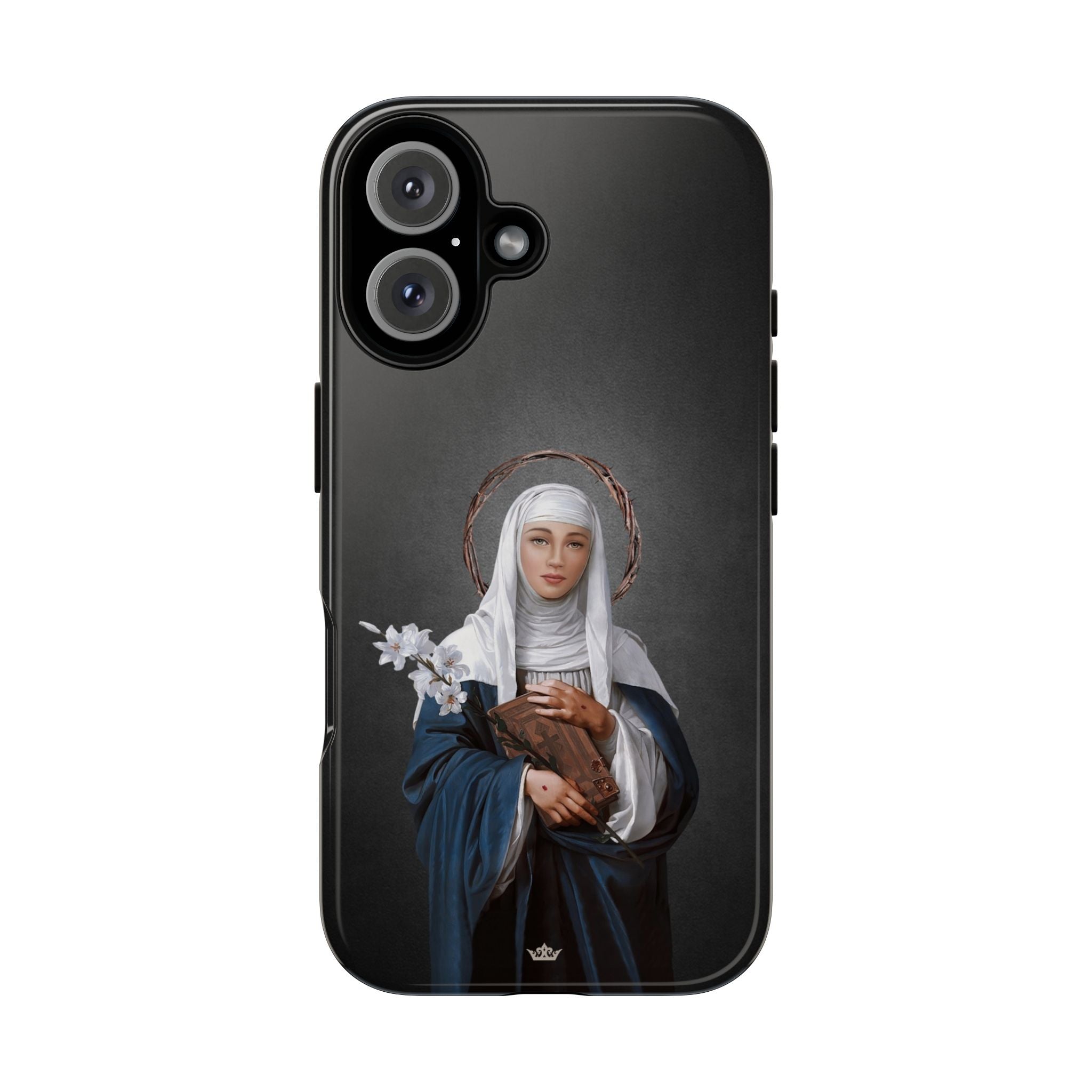 St. Catherine of Siena Hard Phone Case (Dark)