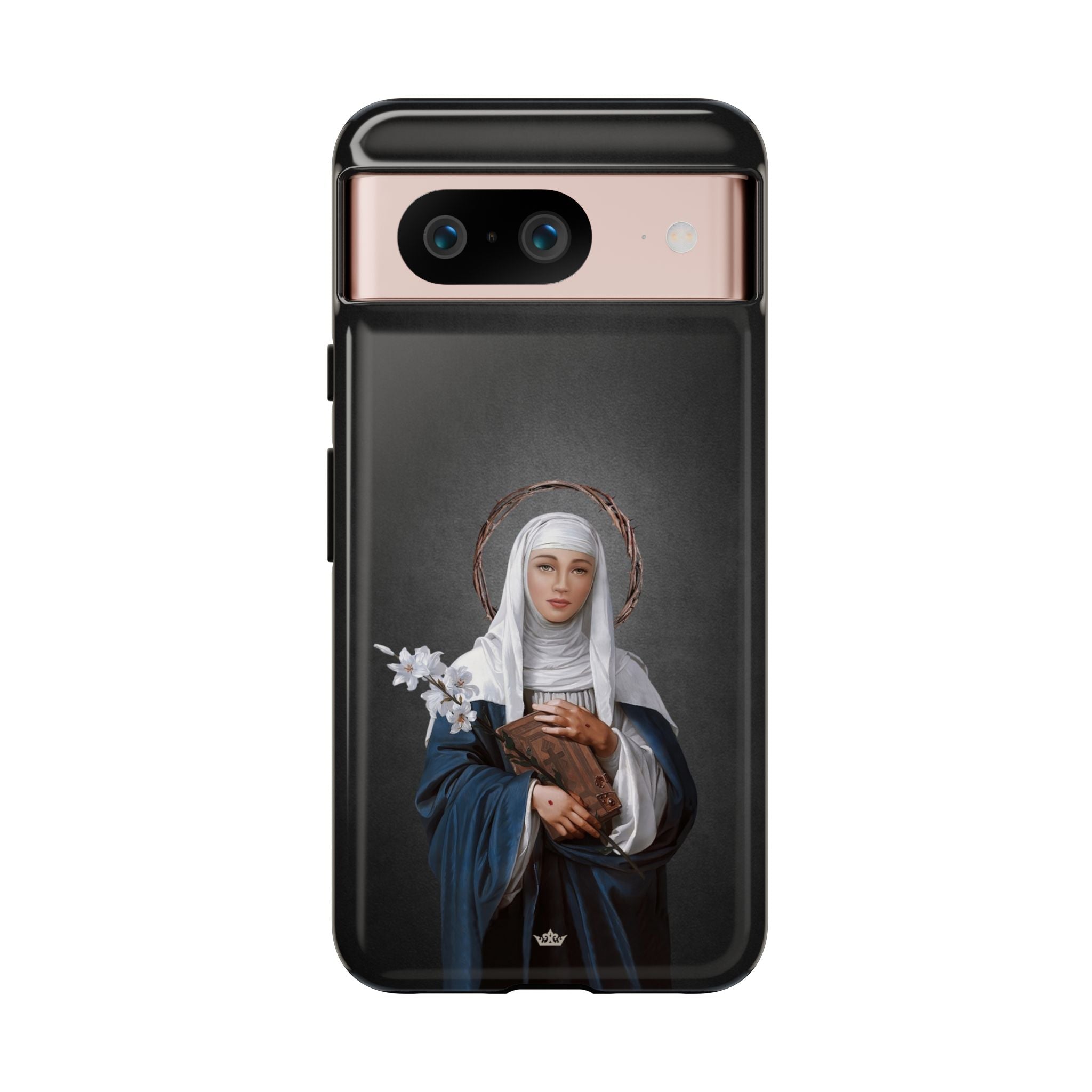 St. Catherine of Siena Hard Phone Case (Dark)