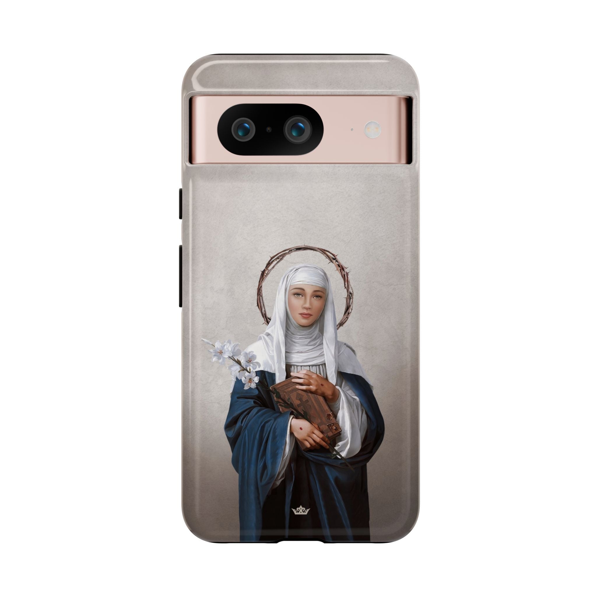 St. Catherine of Siena Hard Phone Case (Light)