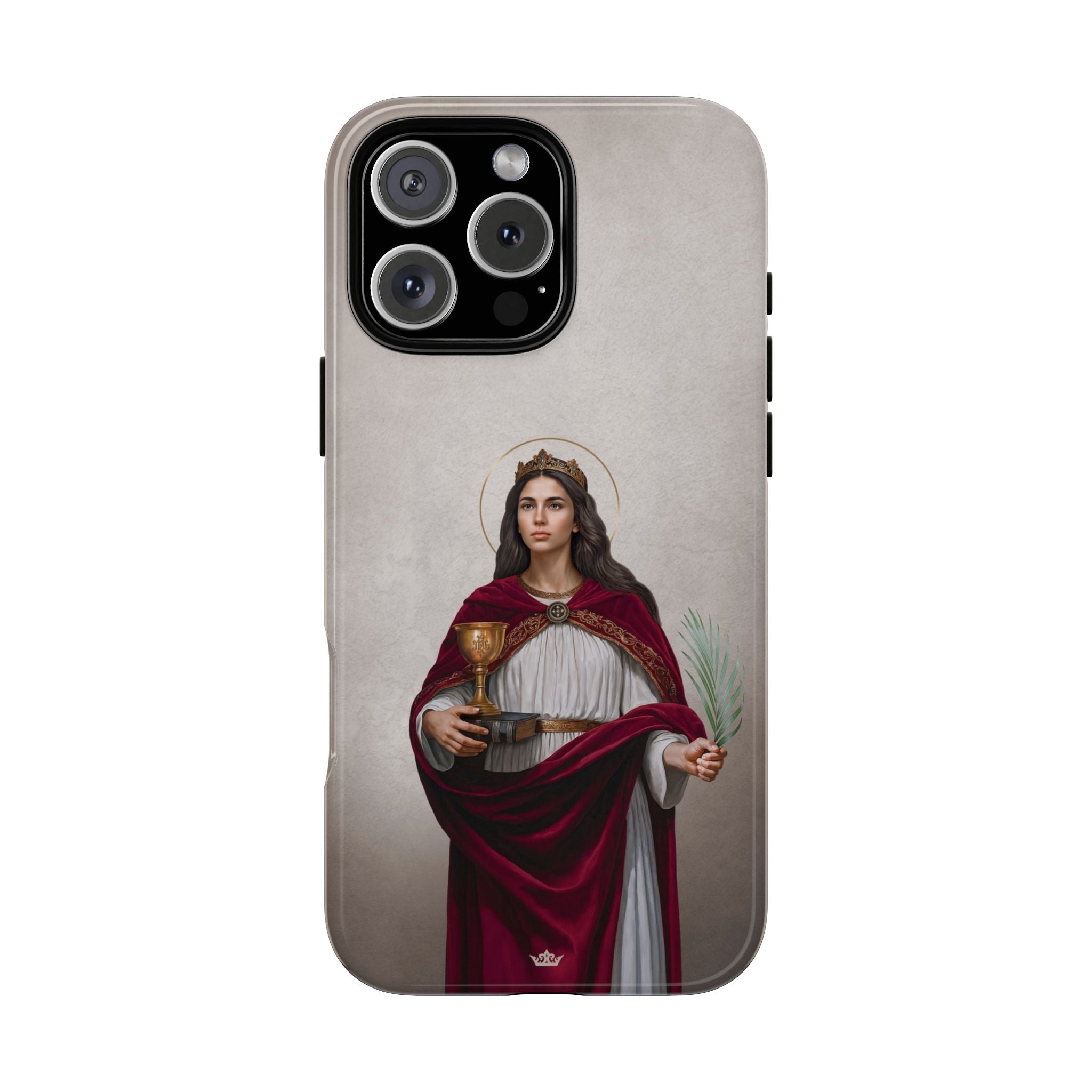 St. Barbara Hard Phone Case (Light)