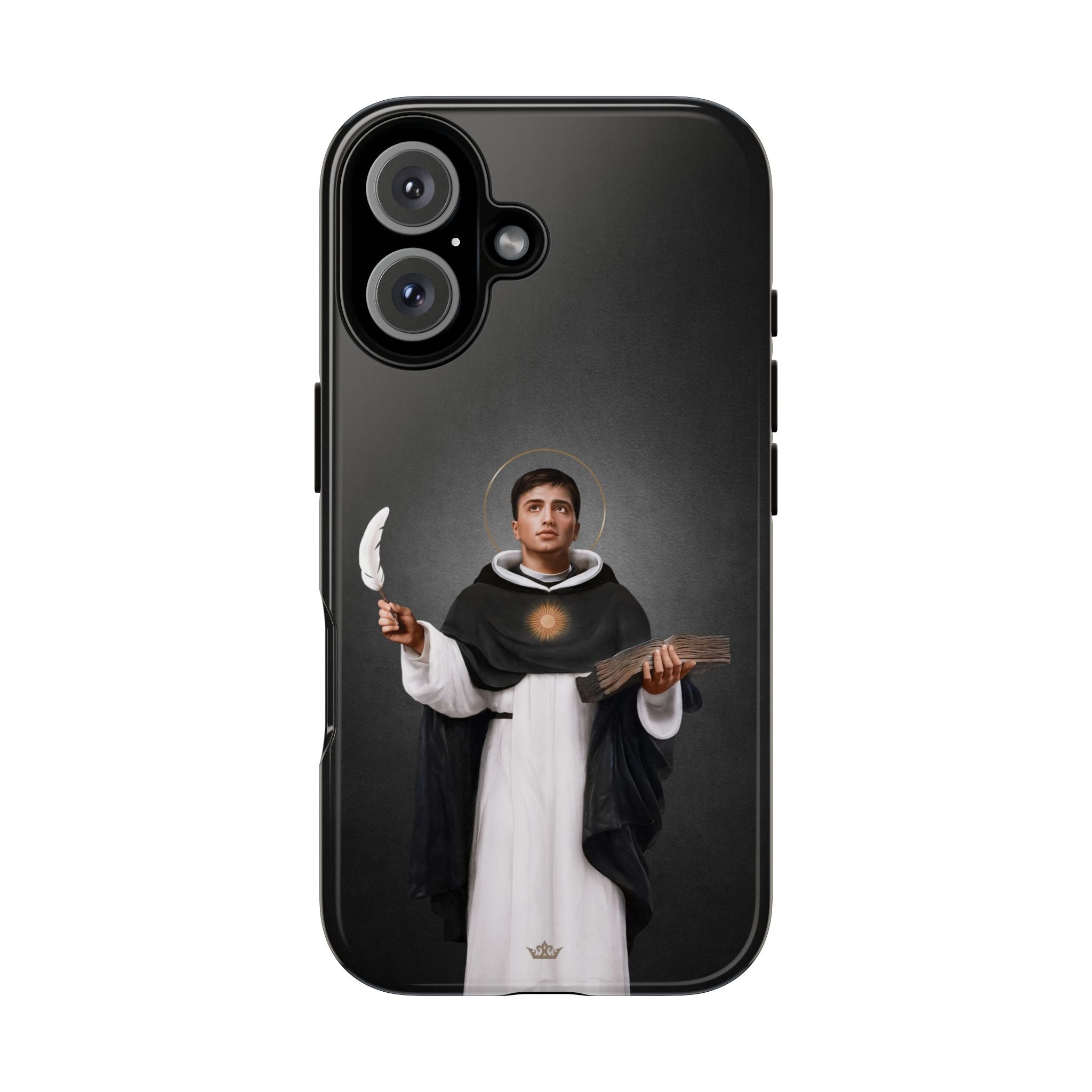 St. Thomas Aquinas Hard Phone Case (Dark)