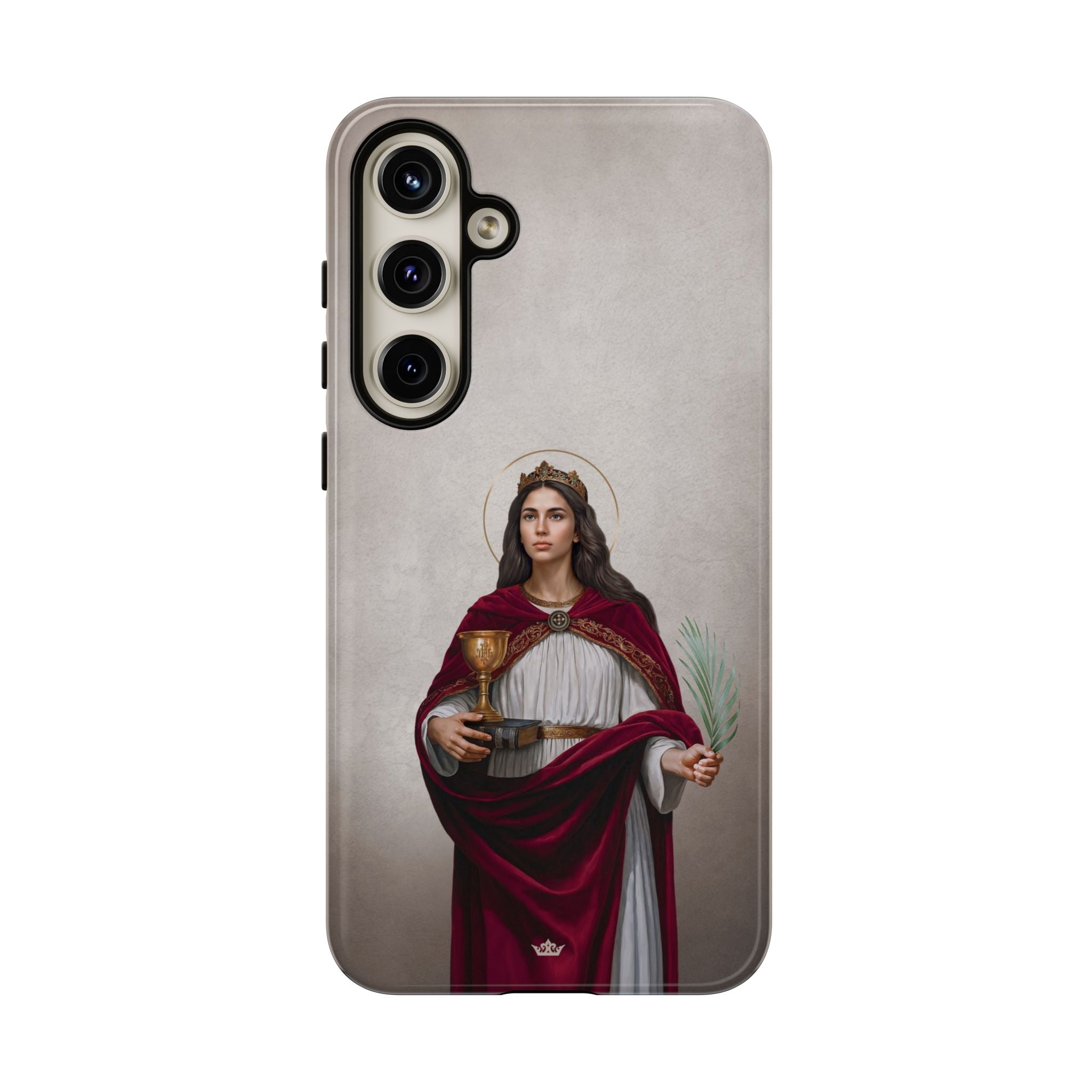 St. Barbara Hard Phone Case (Light)